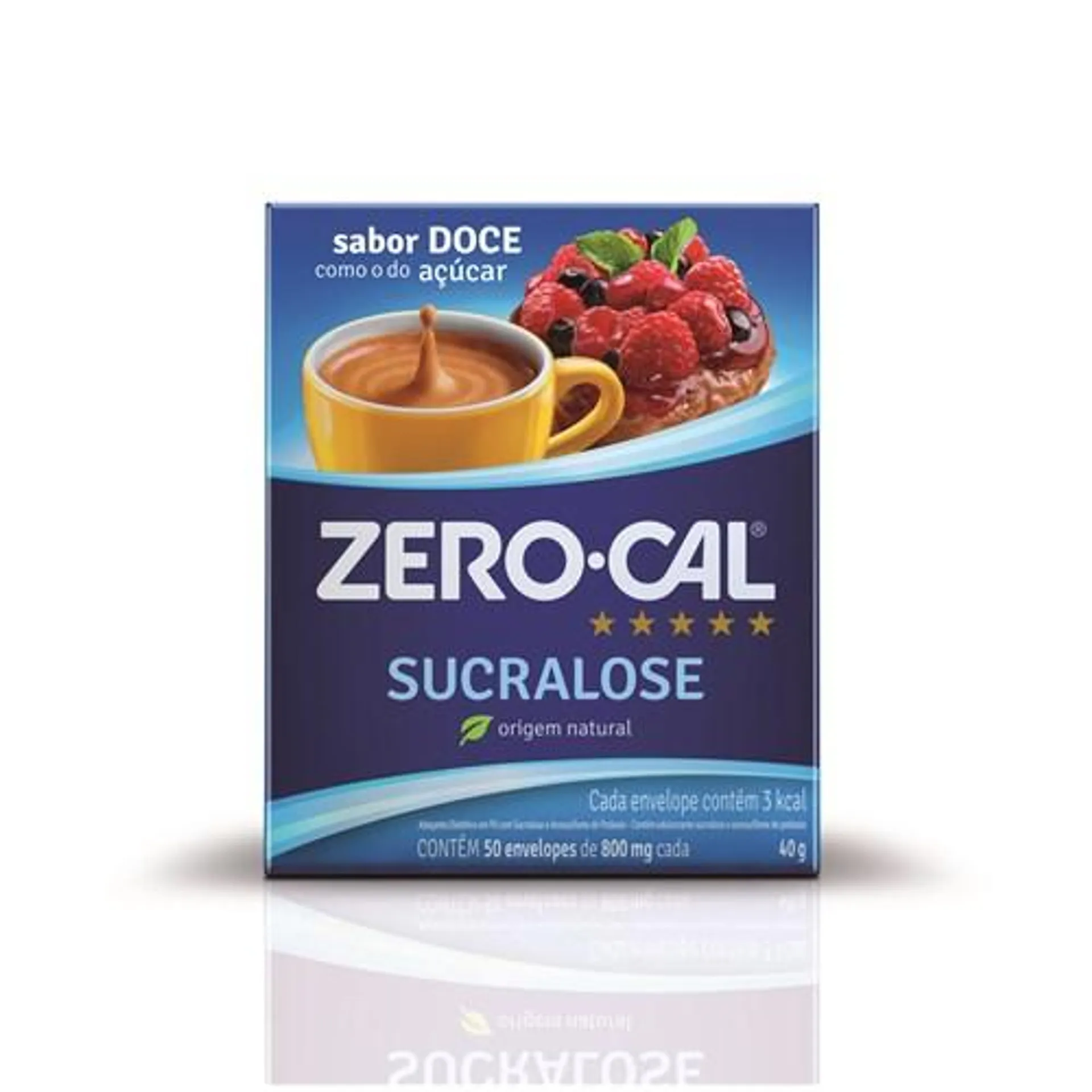 Adoçante Pó Sucralose Zero Cal 50Un