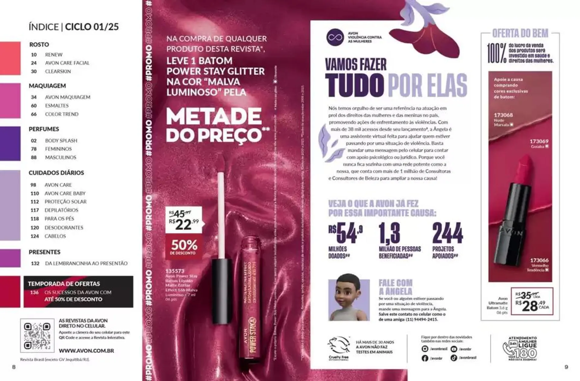 Encarte de Avon Cosméticos  29 de outubro até 15 de novembro 2024 - Pagina 45