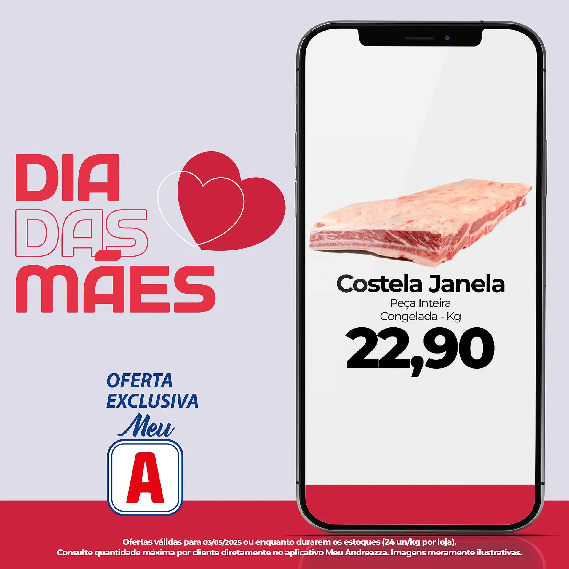 Encarte de Catálogo Supermercados Andreazza 3 de maio até 3 de maio 2025 - Pagina 1