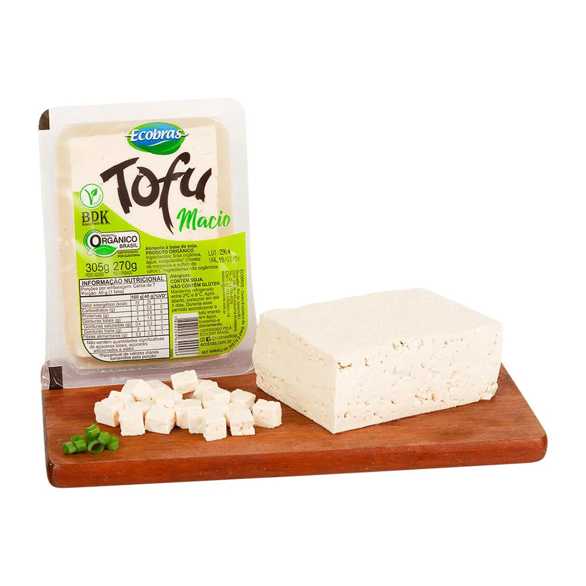 Tofu Soft Orgânico Ecobras 270g