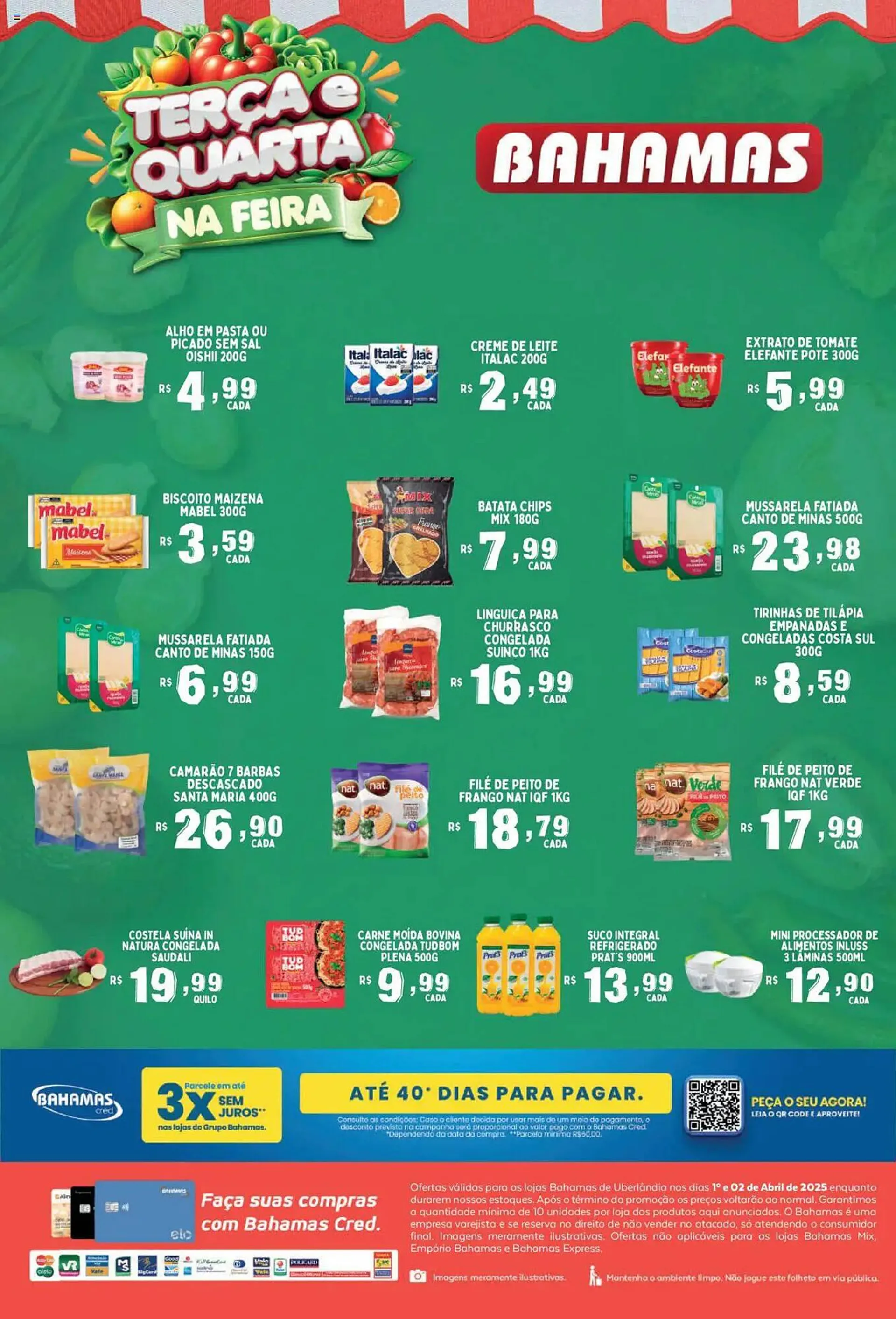 Encarte de Catálogo Bahamas Supermercados 1 de abril até 2 de abril 2025 - Pagina 2