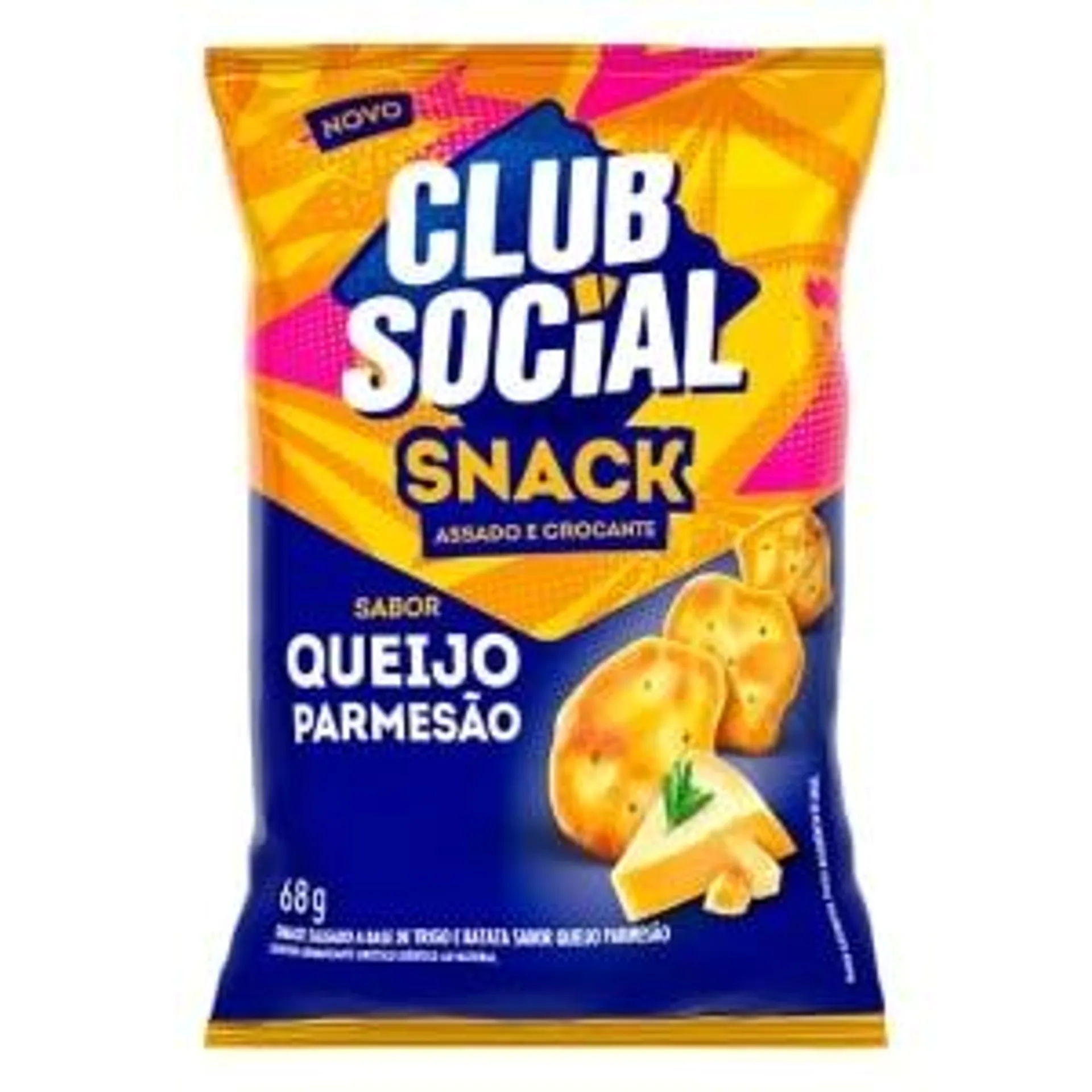 Snack Club Social Queijo Parmesão 68g