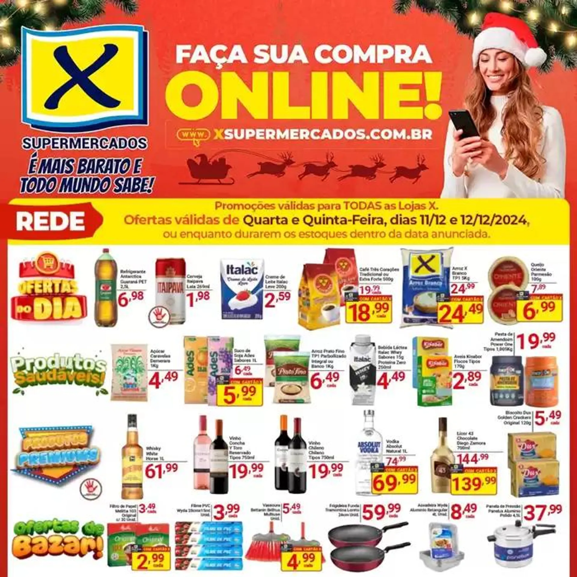 Encarte de Ofertas X Supermercados 12 de dezembro até 24 de dezembro 2024 - Pagina 8