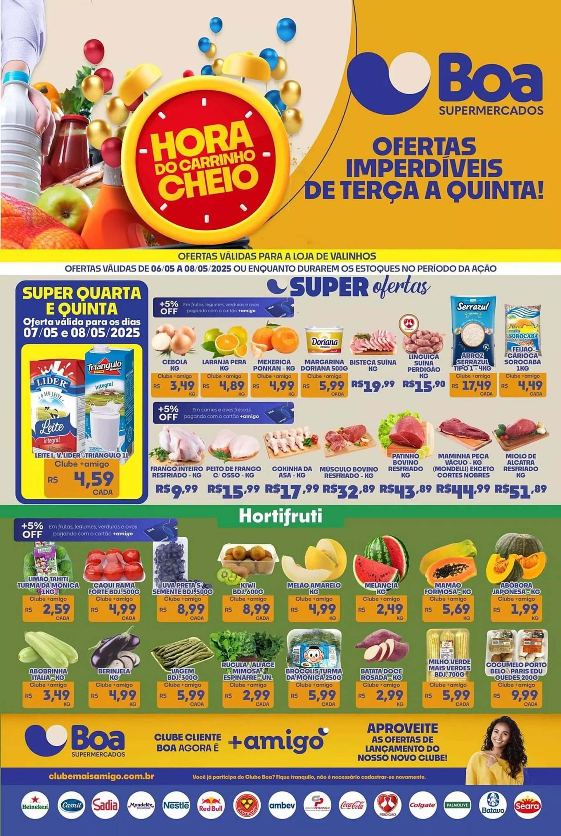 Encarte de Catálogo Boa Supermercados 6 de maio até 8 de maio 2025 - Pagina 1