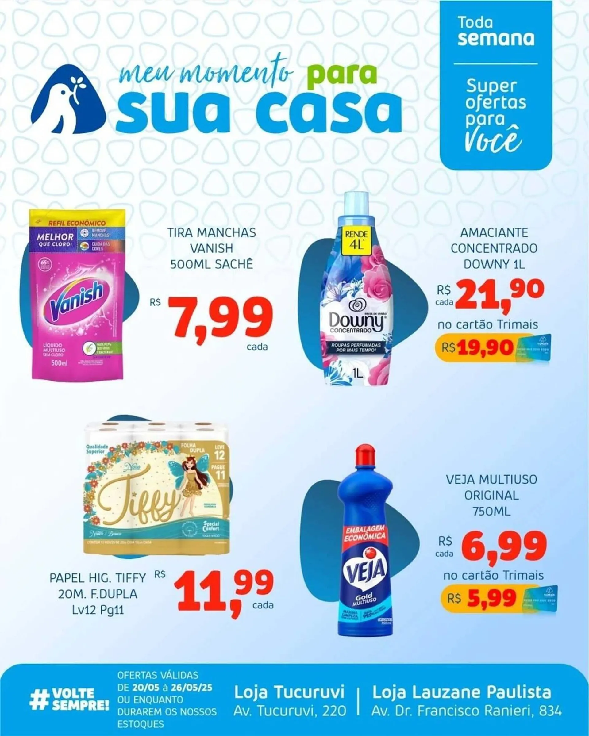 Encarte de Catálogo Trimais Supermercado 20 de maio até 26 de maio 2025 - Pagina 1