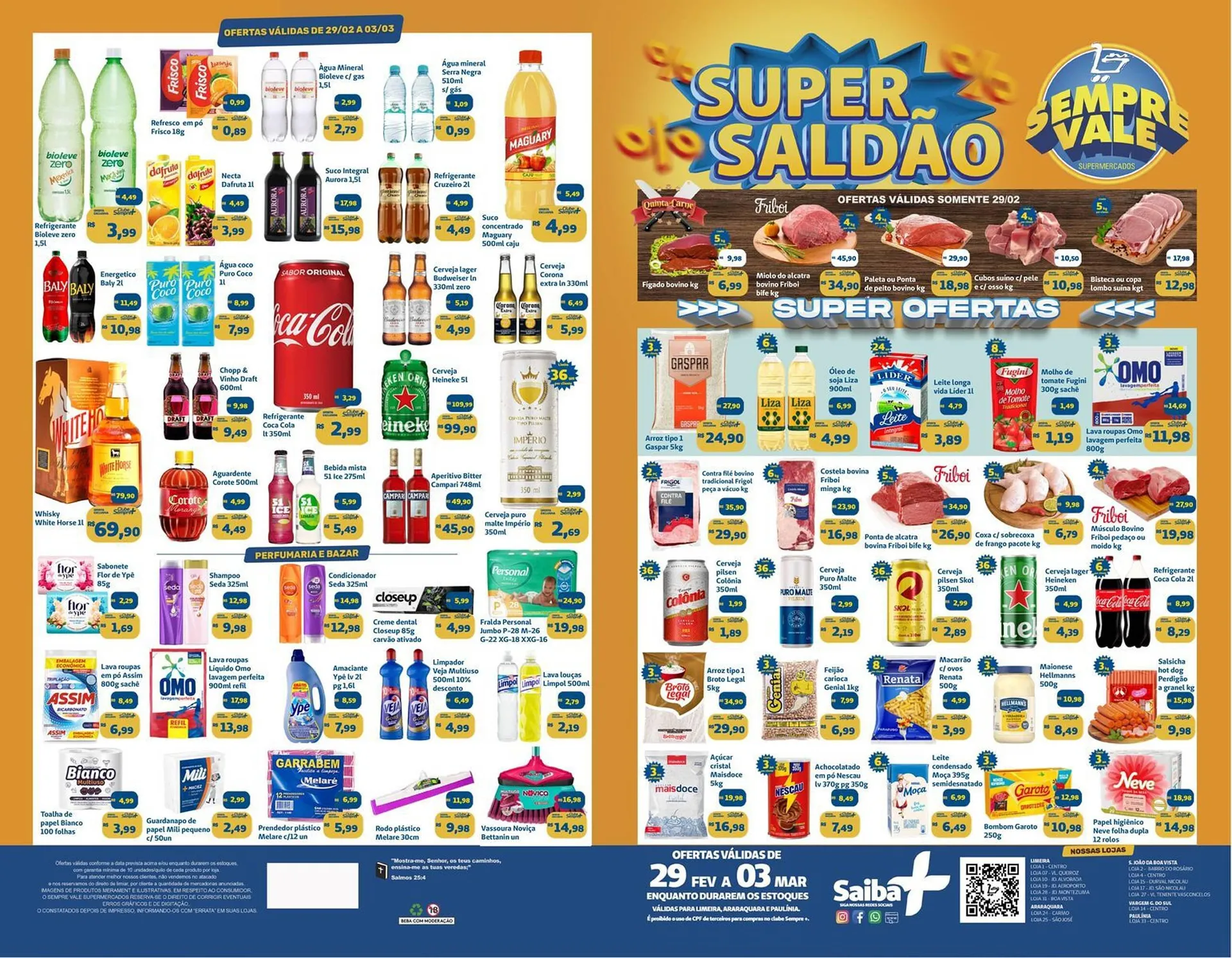 Encarte de Catálogo Sempre Vale Supermercados 29 de fevereiro até 3 de março 2024 - Pagina 