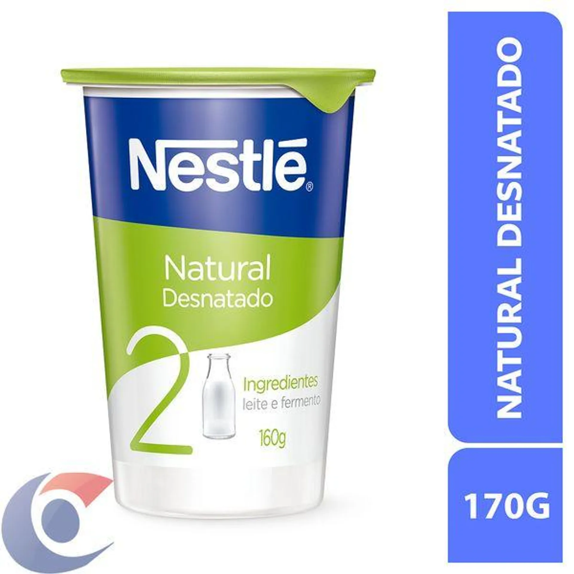 Iogurte Natural Desnatado Nestlé 160g