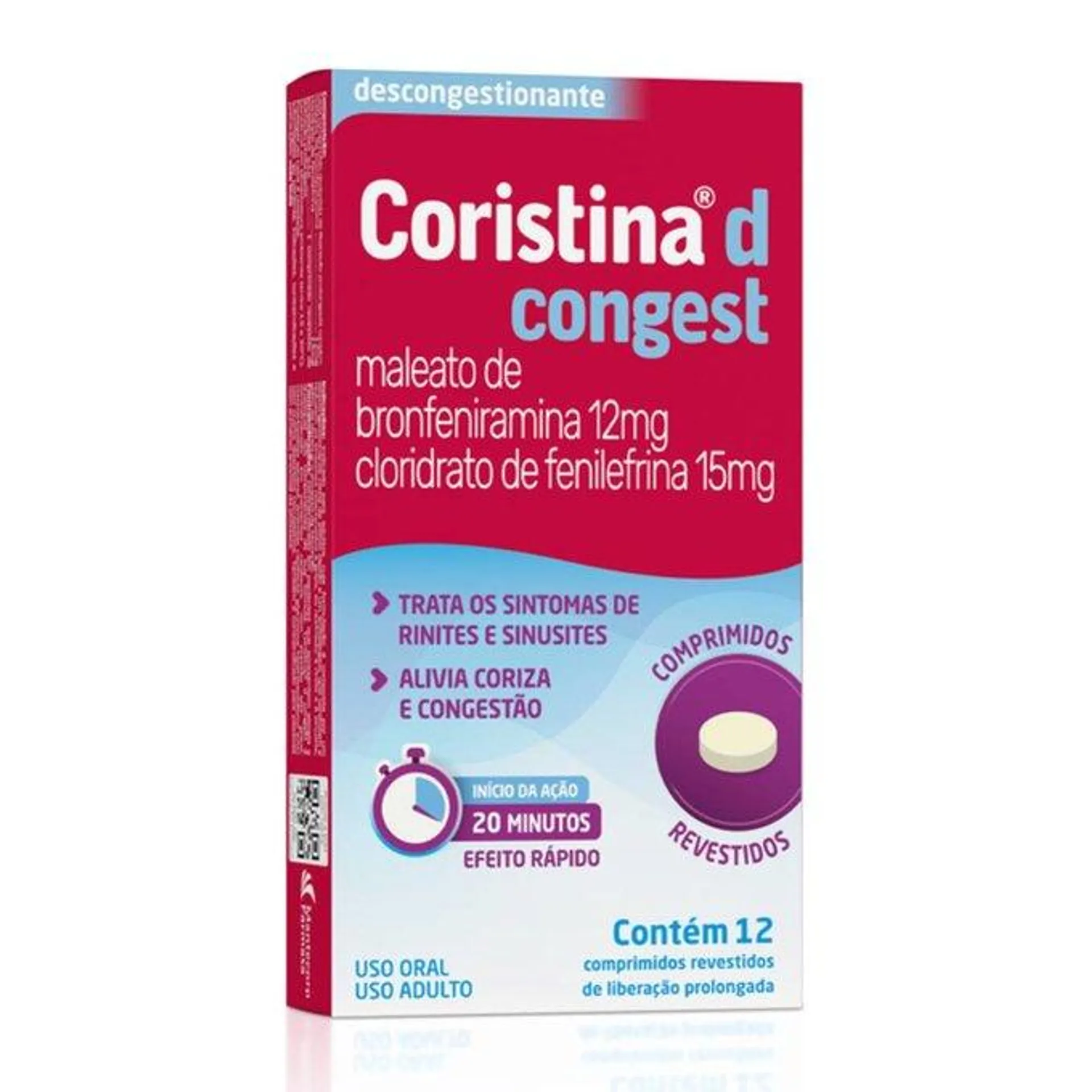 Coristina D Congest 12 Comprimidos