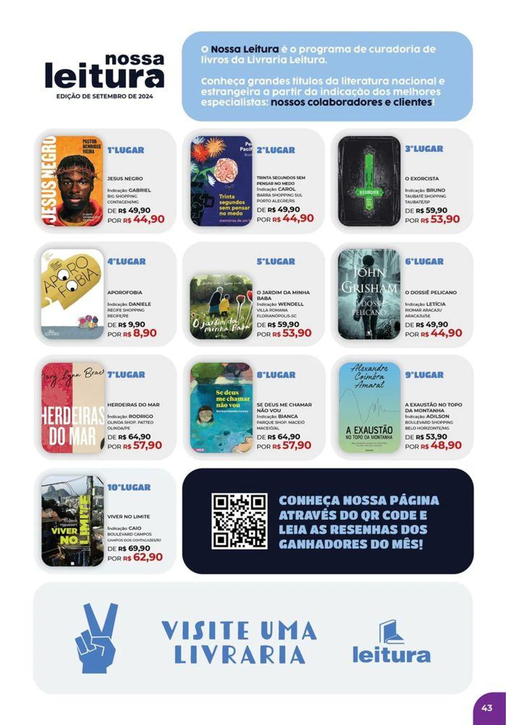 Encarte de Ofertas Livraria Leitura 10 de setembro até 3 de novembro 2024 - Pagina 38