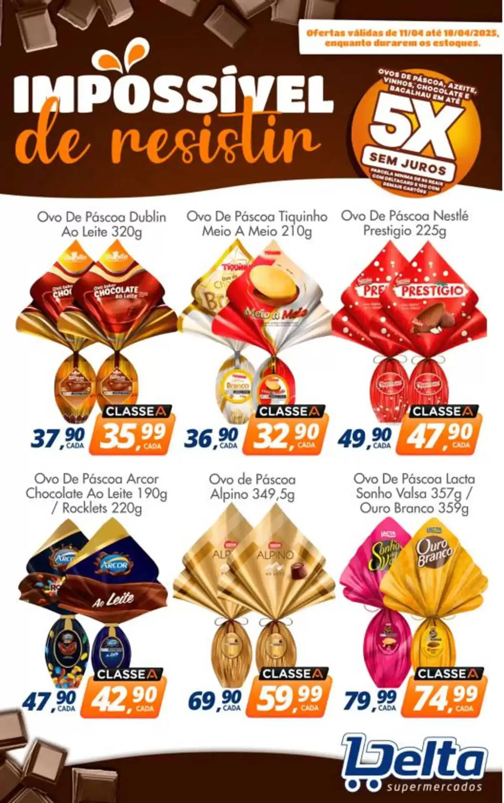 Encarte de Catálogo Delta Supermercados 11 de abril até 18 de abril 2025 - Pagina 1
