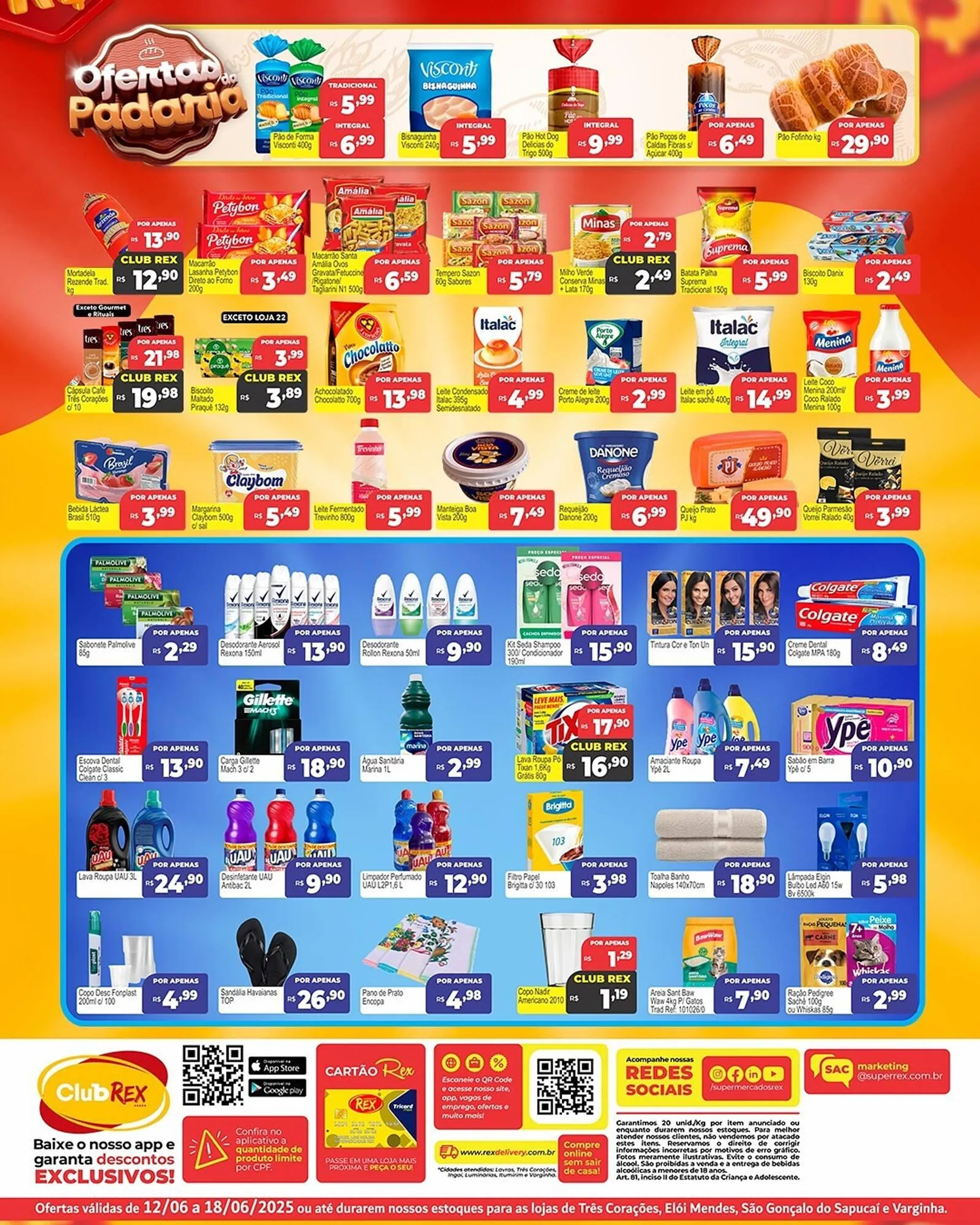 Encarte de Catálogo Supermercados Rex 12 de junho até 18 de junho 2025 - Pagina 2