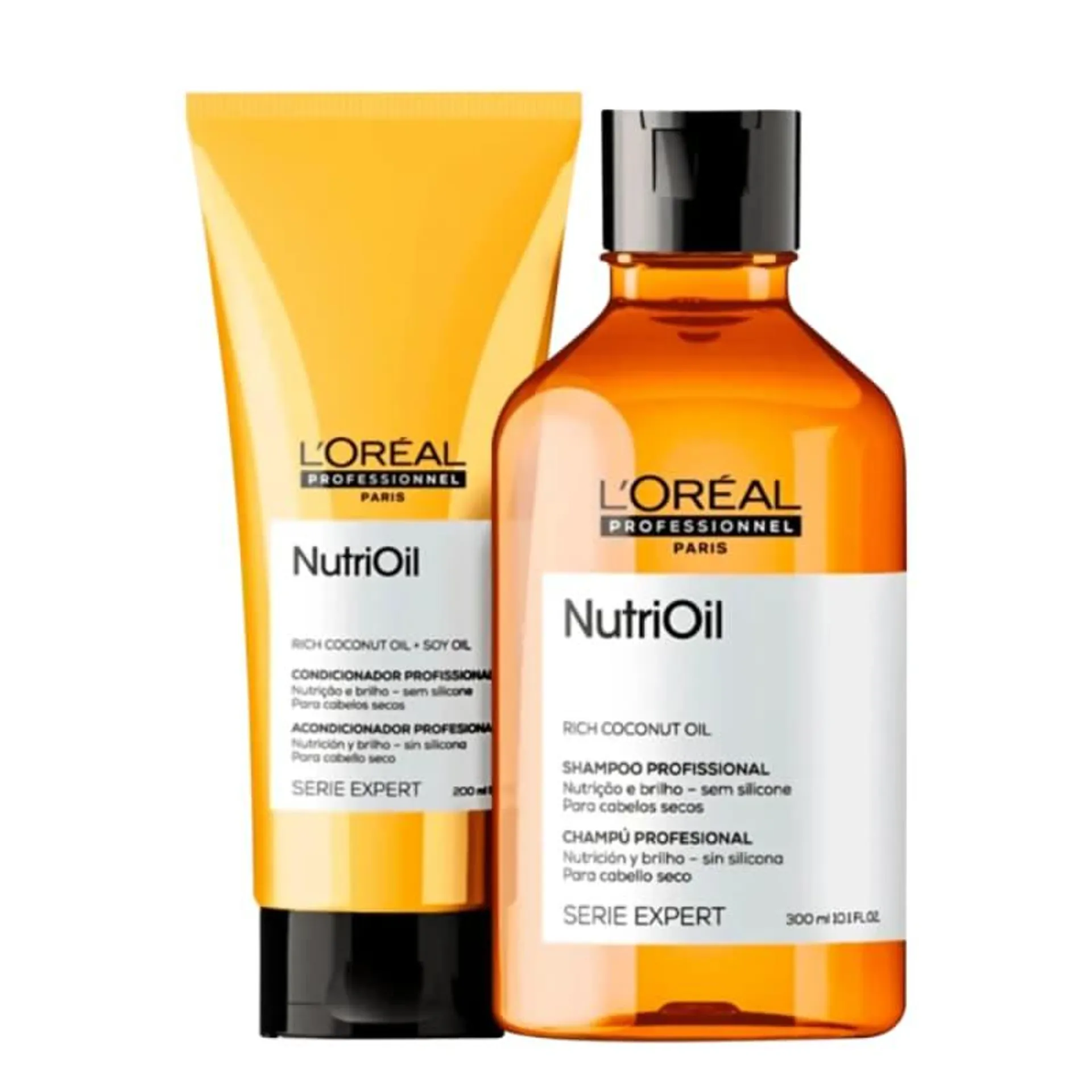 Kit L'Oréal Professionnel Serie Expert NutriOil Cabelos Ressecados (2 Produtos)