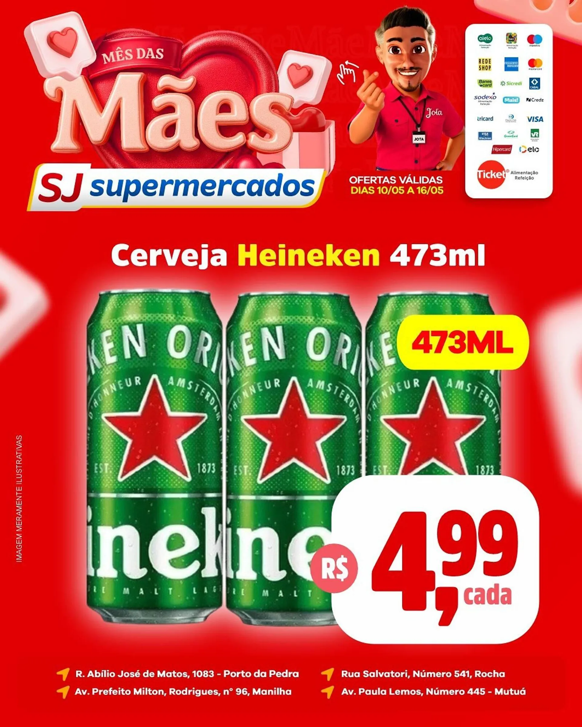 Encarte de Catálogo Sj Supermercados 10 de maio até 16 de maio 2025 - Pagina 3