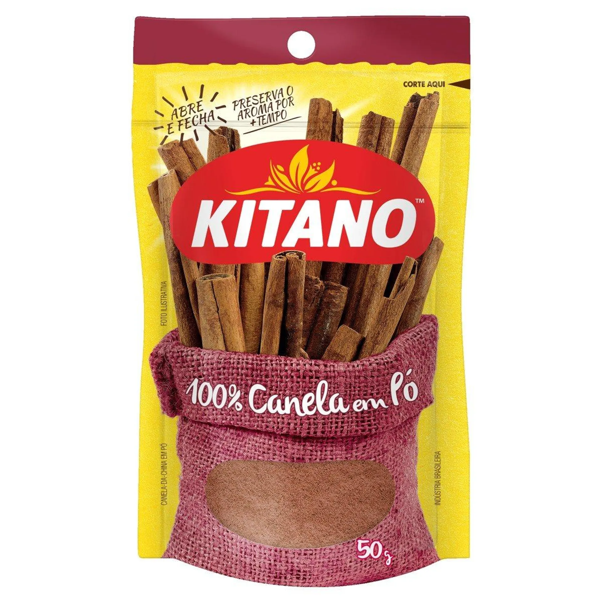 Canela Em Pó Da China Kitano 50g