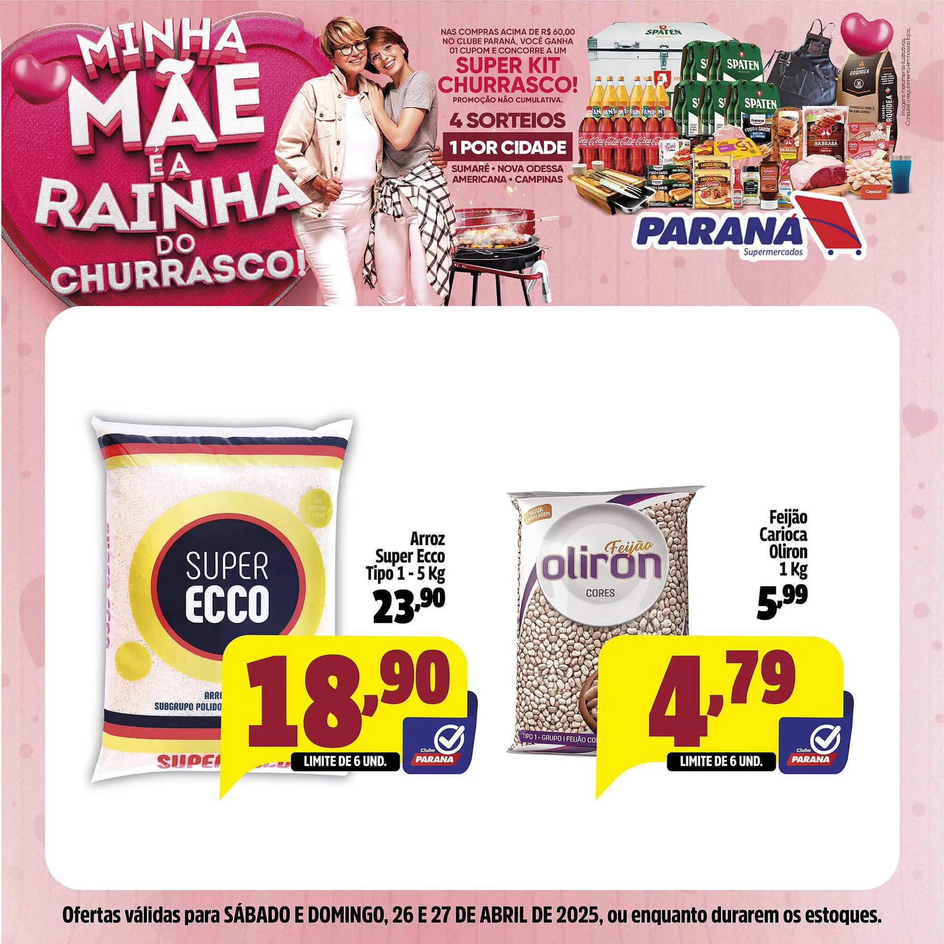 Encarte de Catálogo Supermercado Paraná 26 de abril até 27 de abril 2025 - Pagina 3