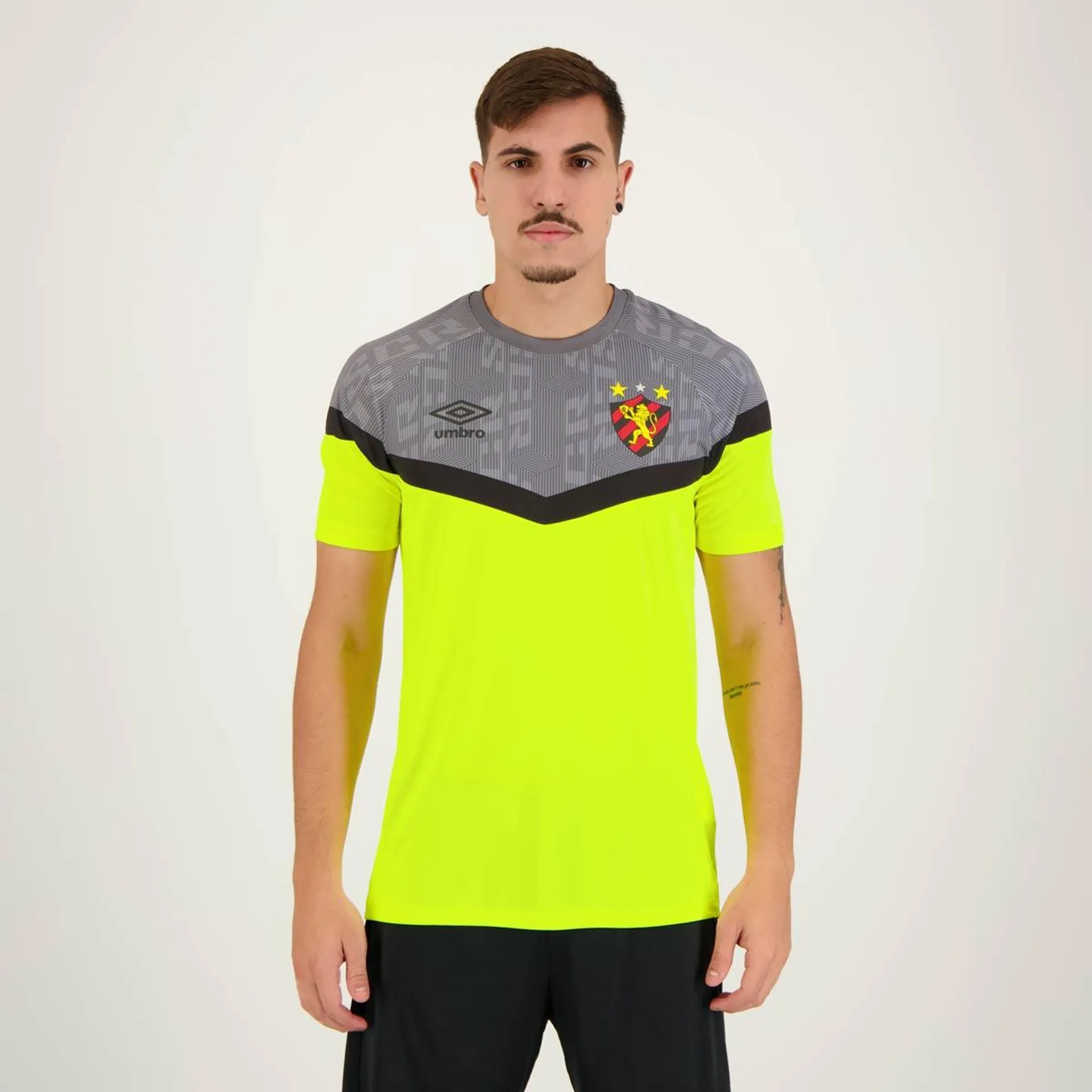 Camisa Umbro Sport Recife Treino 2023 Amarela