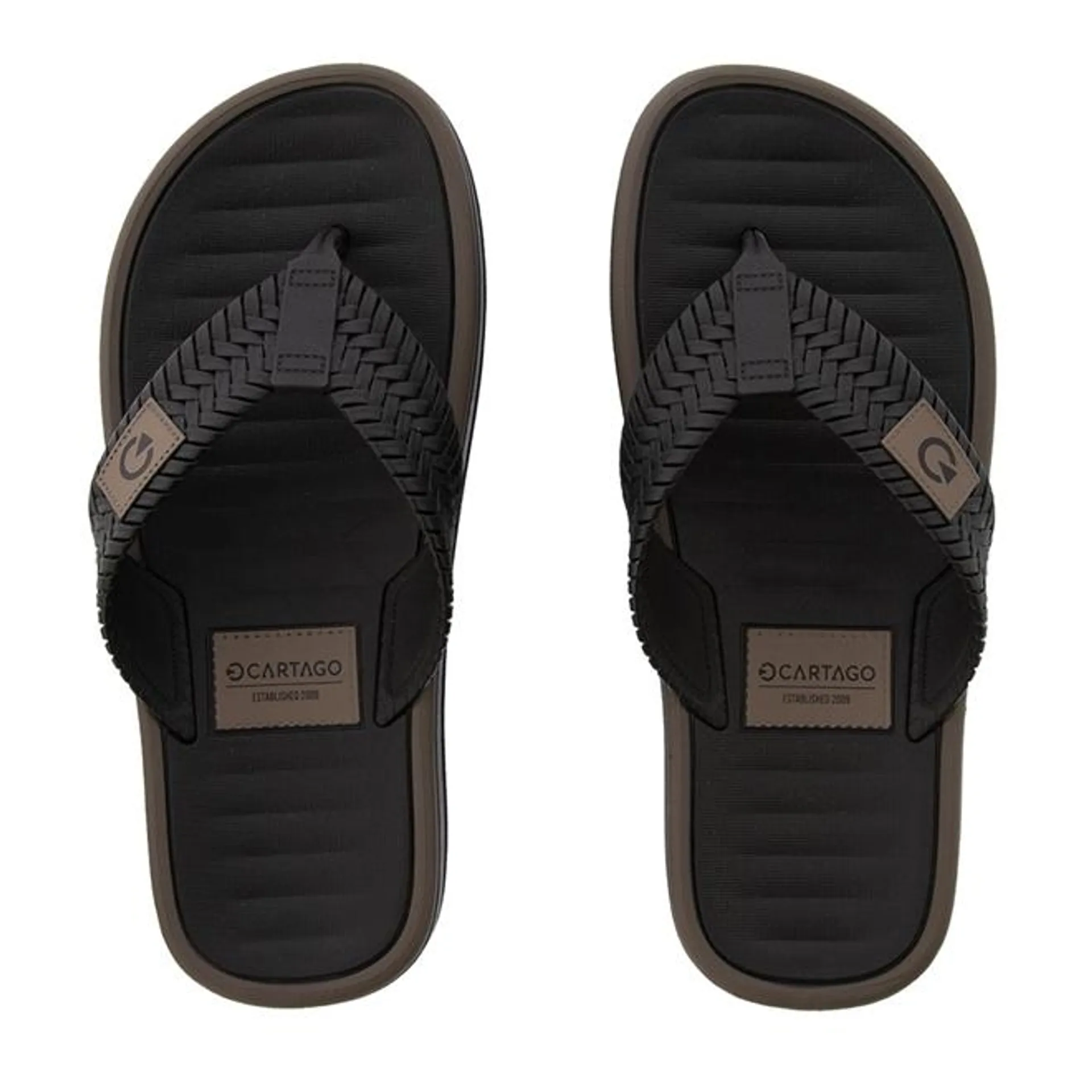 Chinelo Cartago Masculino Coimbra Preto