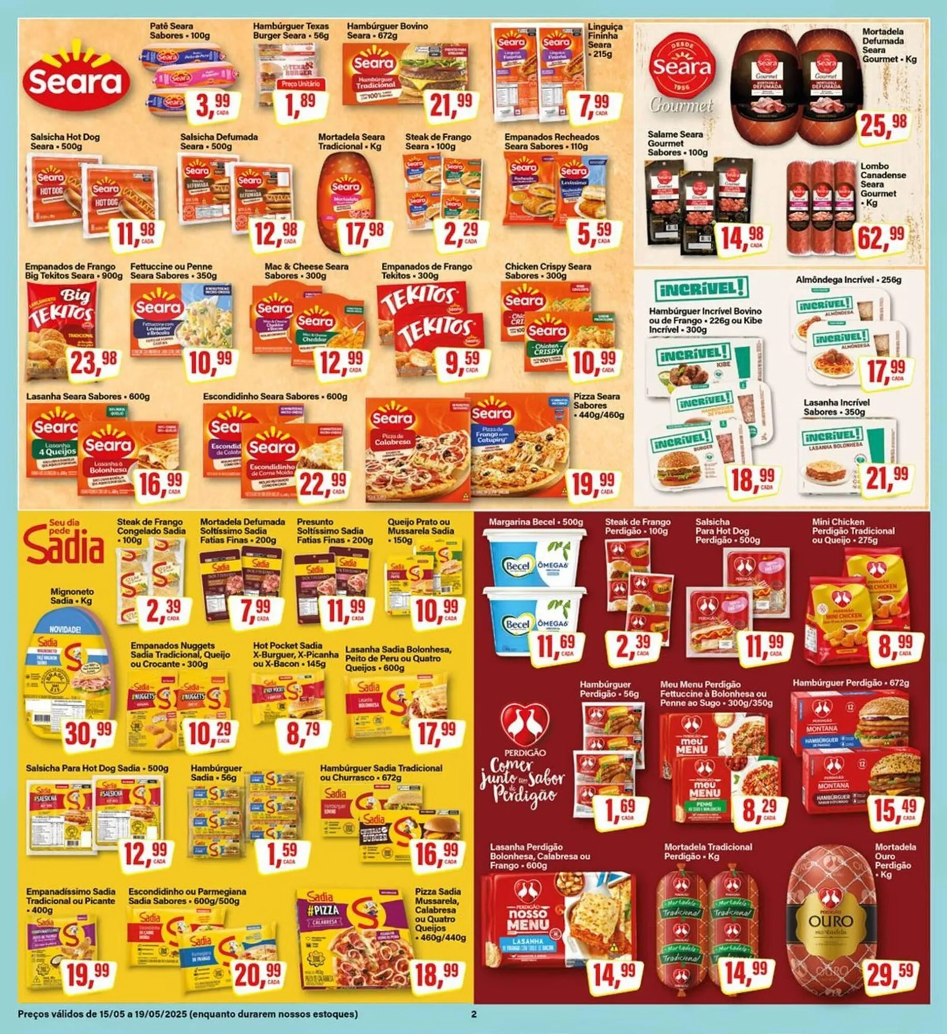 Encarte de Catálogo Rede Supermarket 15 de maio até 19 de maio 2025 - Pagina 2