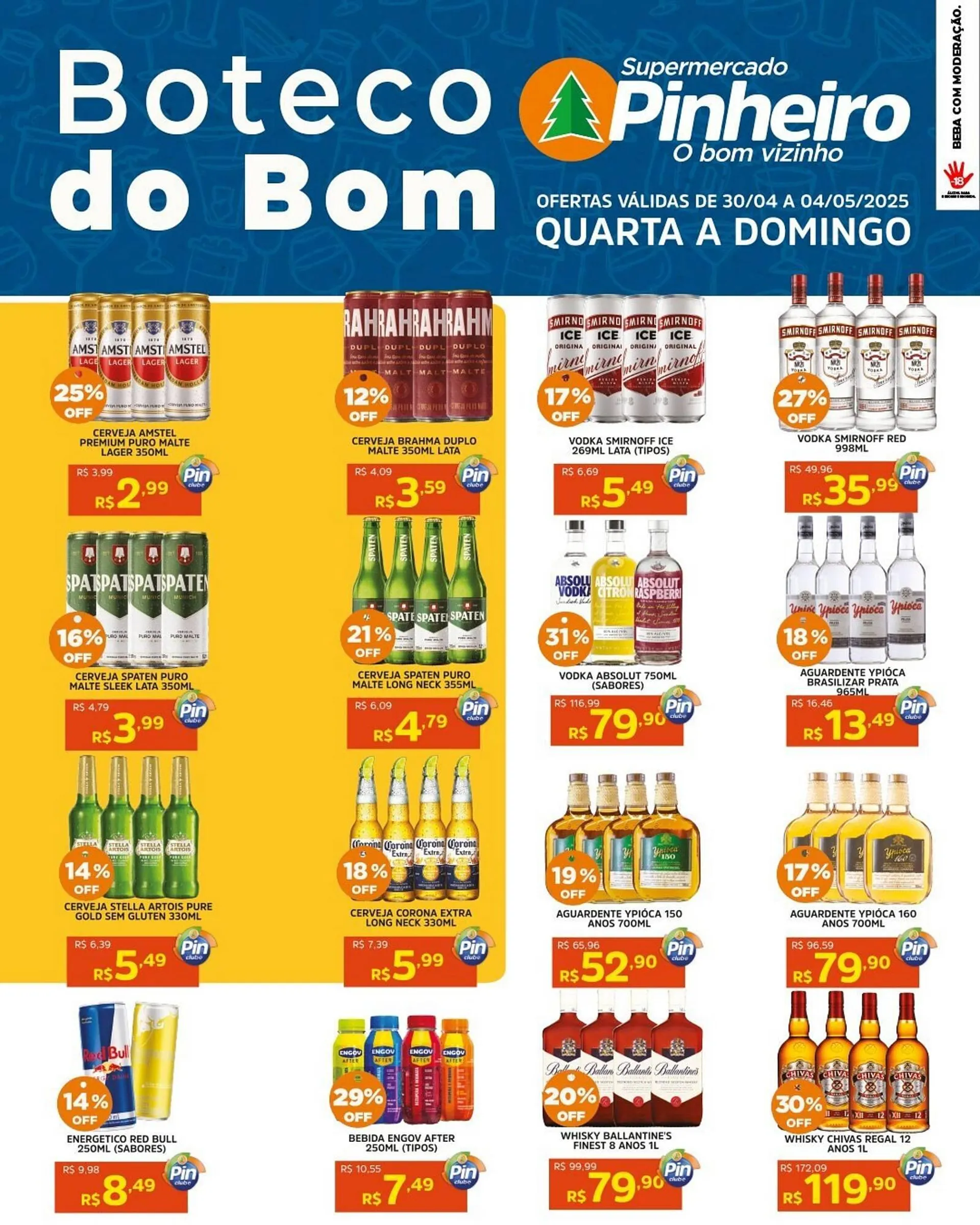 Encarte de Catálogo Pinheiro Supermercado 30 de abril até 4 de maio 2025 - Pagina 2