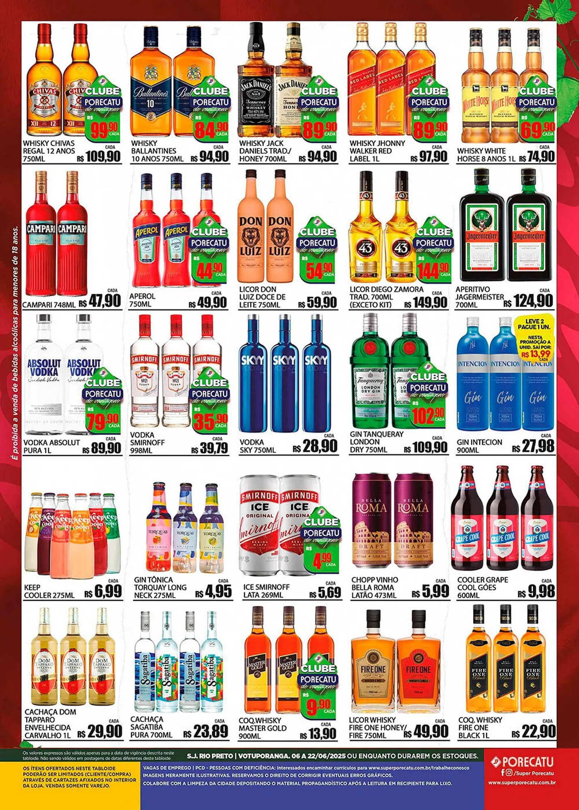 Encarte de Catálogo Supermercado Porecatu 9 de junho até 22 de junho 2025 - Pagina 4