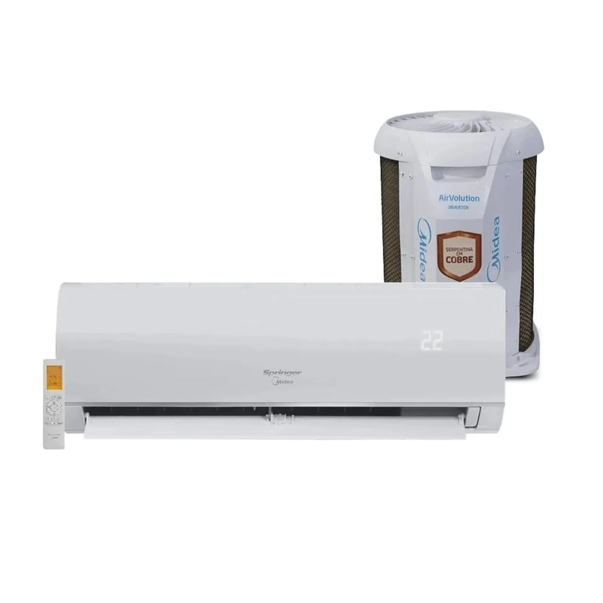 Ar-Condicionado Split Inverter 12.000 BTU/h Springer Midea Airvolution Connect