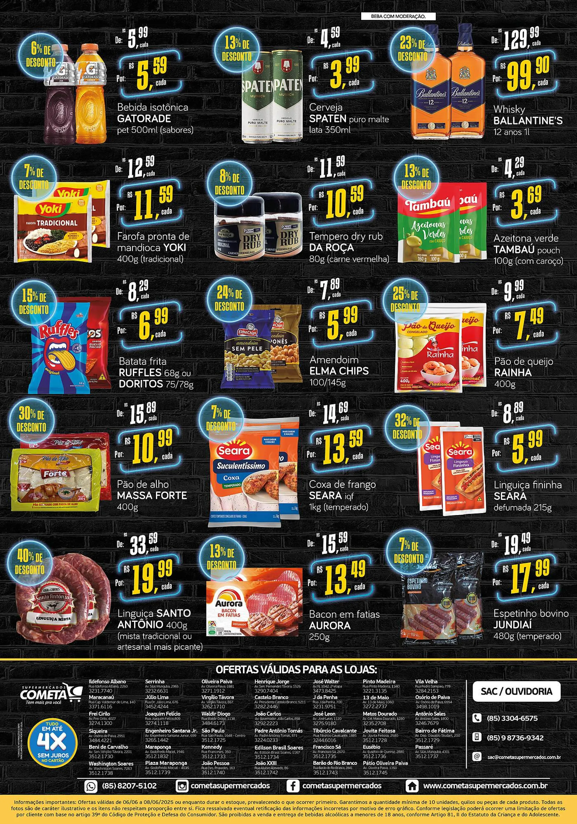 Encarte de Catálogo Cometa Supermercados 6 de junho até 8 de junho 2025 - Pagina 2