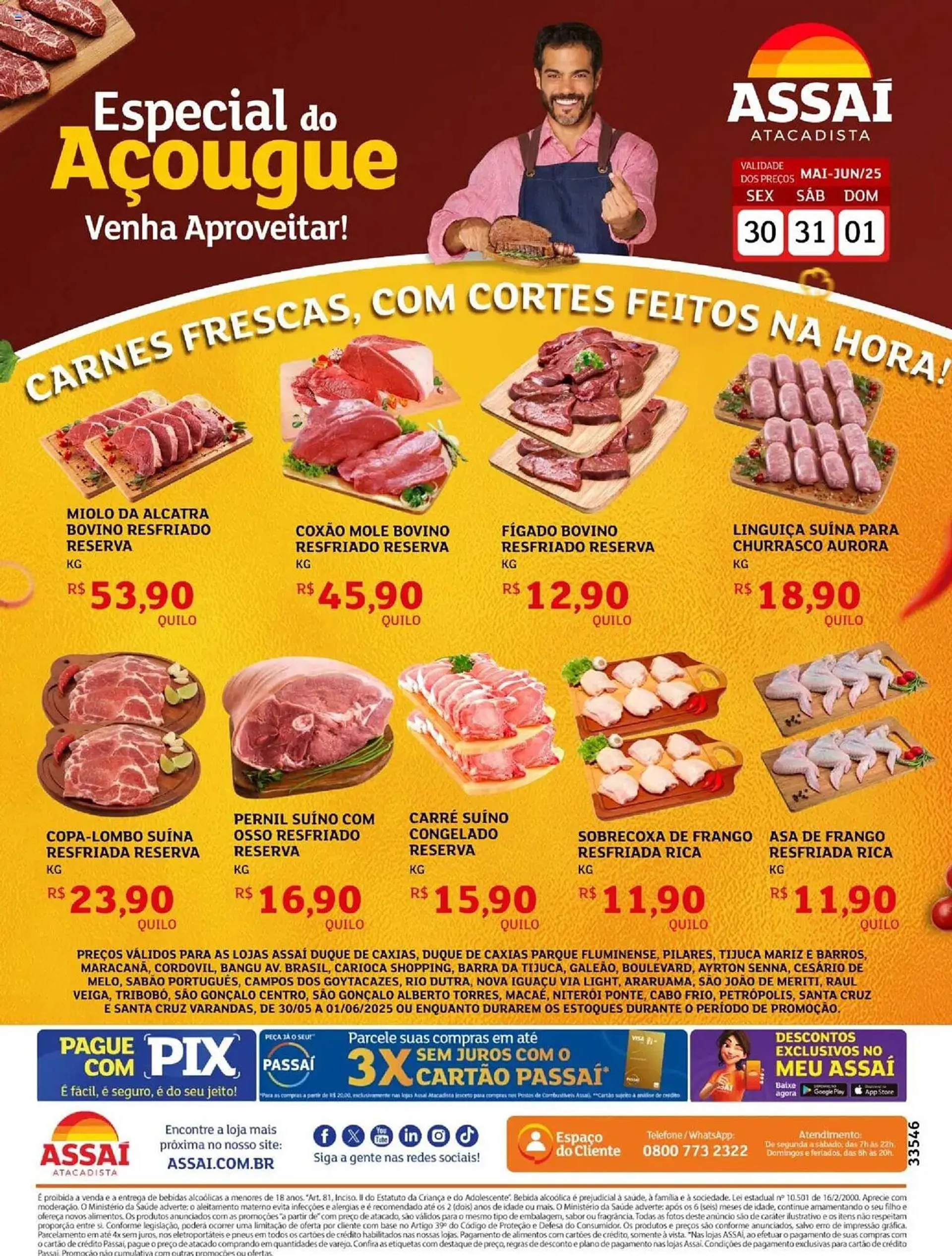 Encarte de Catálogo Assaí Atacadista 30 de maio até 2 de junho 2025 - Pagina 1