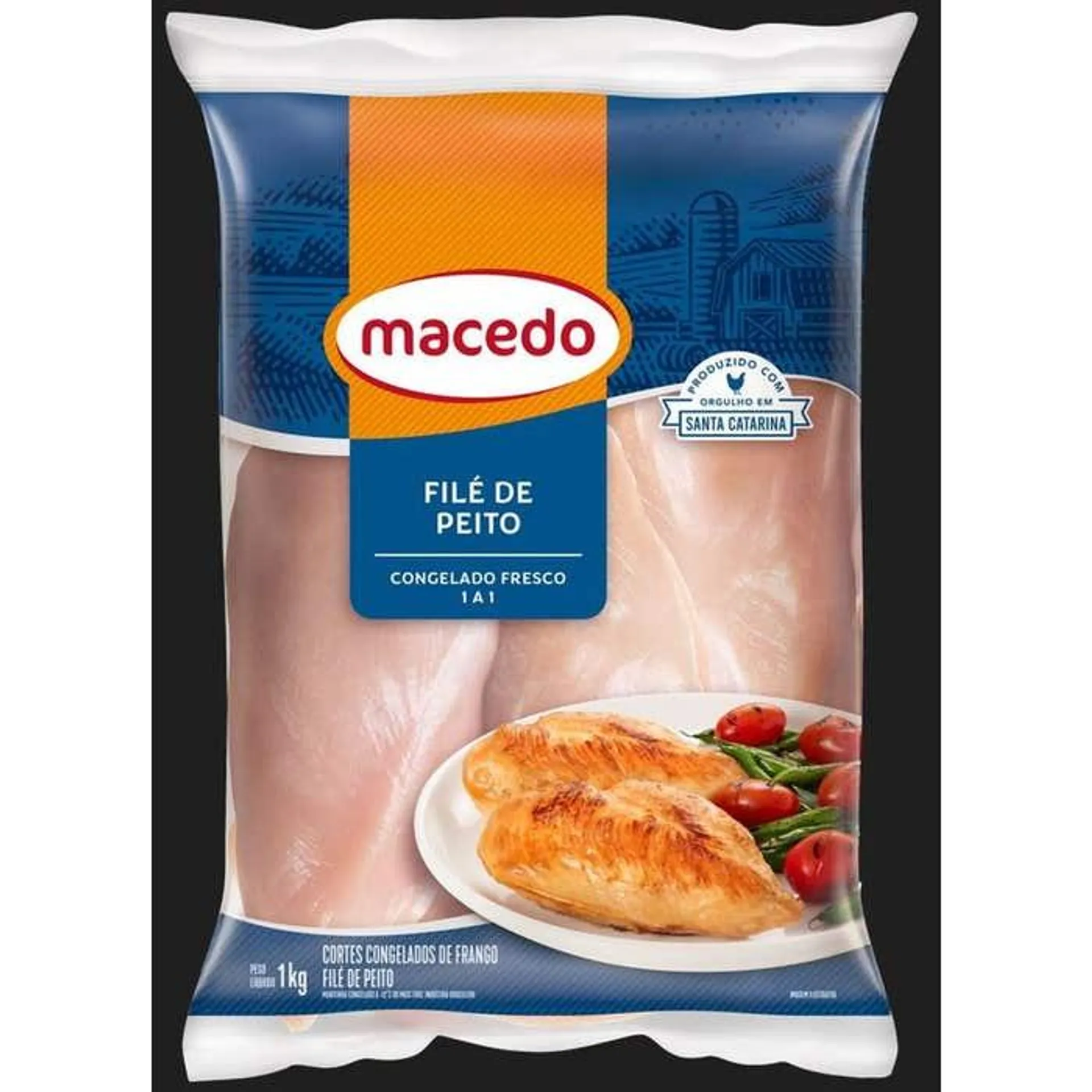 Filé De Peito Frango Macedo 1kg