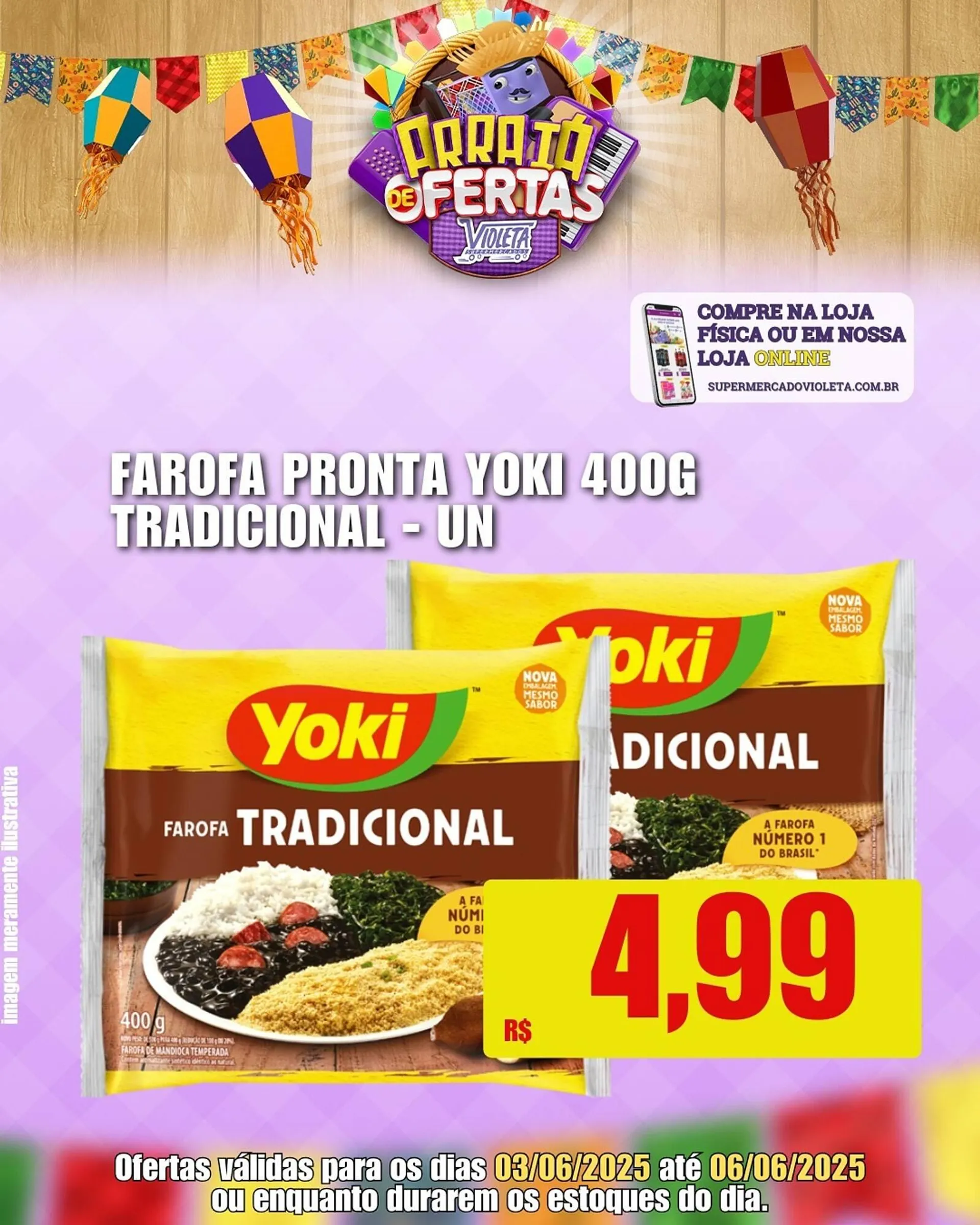 Encarte de Catálogo Violeta Supermercados 3 de junho até 6 de junho 2025 - Pagina 5