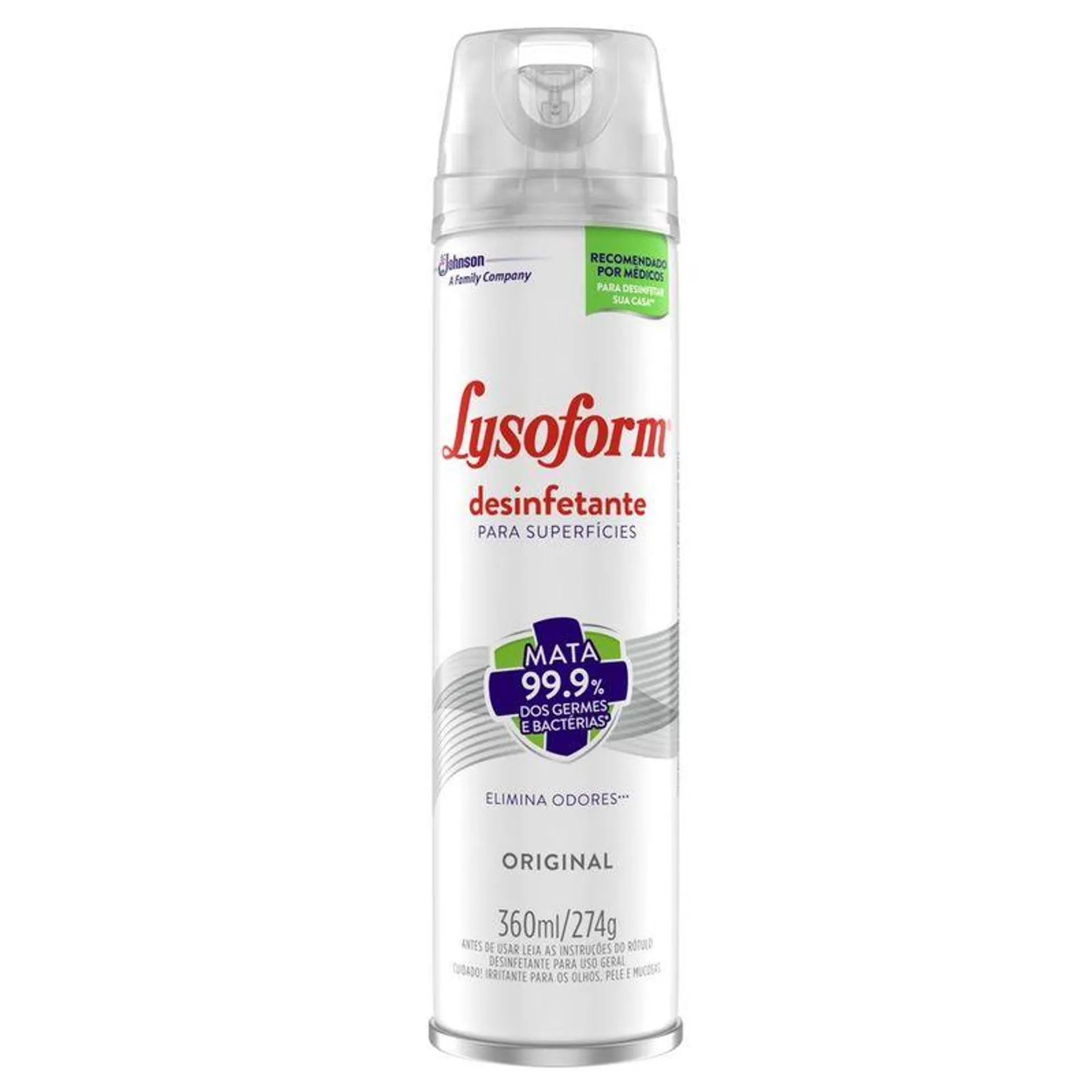 Desinfetante Aerossol Lysoform Original 360ml