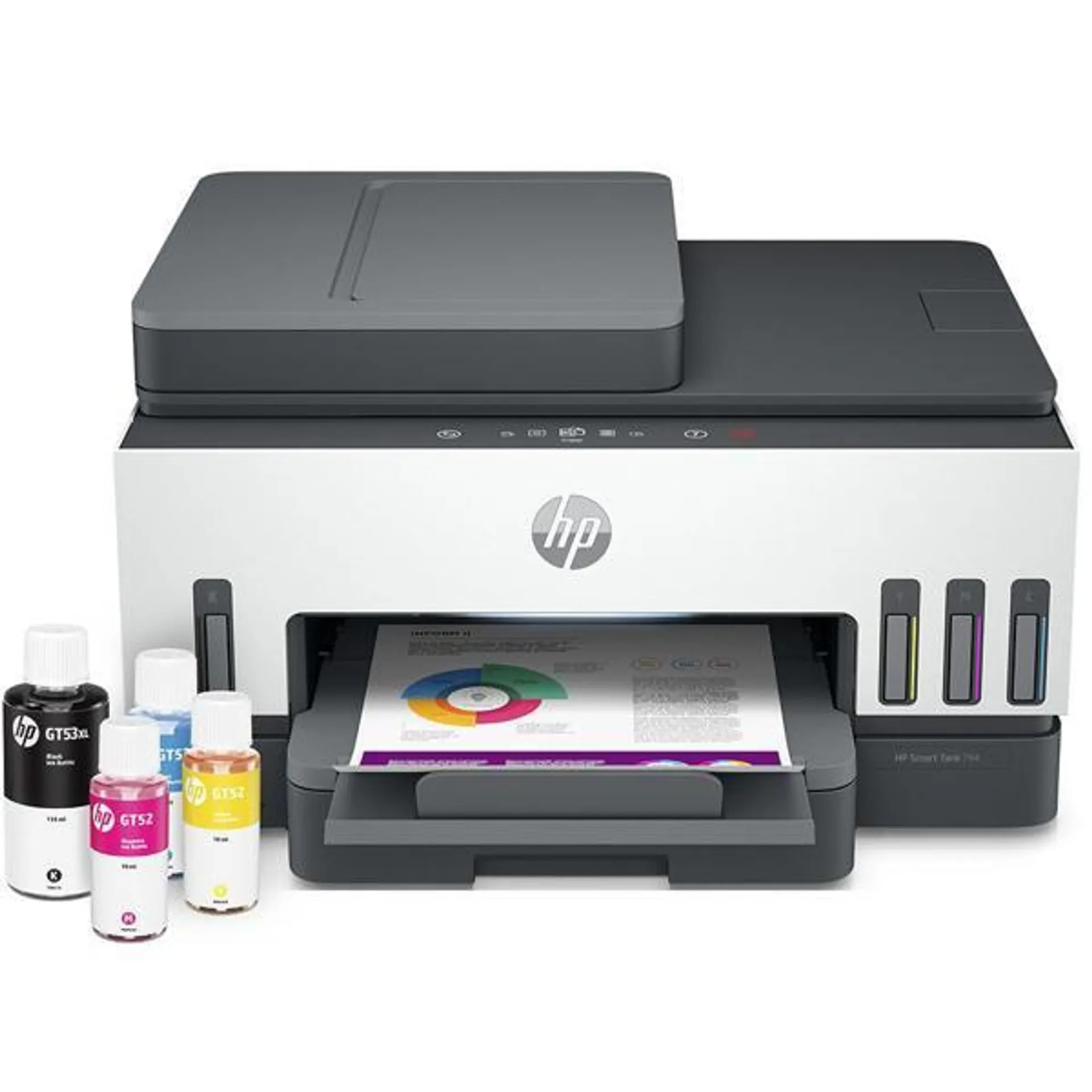 Impressora Multifuncional tanque de tinta Smart Tank 794, Colorida, Duplex, USB, Wi-fi, Ethernet, Fax, Bluetooth, 2G9Q9A, HP - CX 1 UN