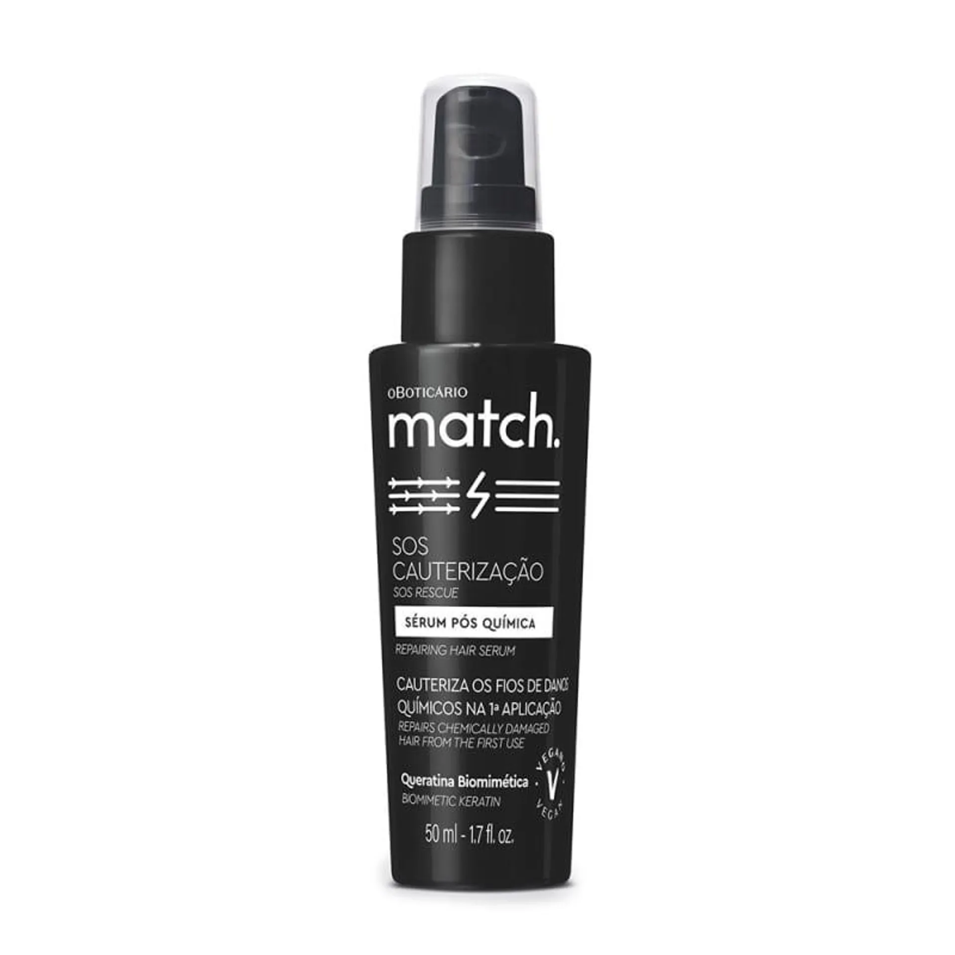 Sérum Capilar Pós-Química Match SOS Cauterização 50ml