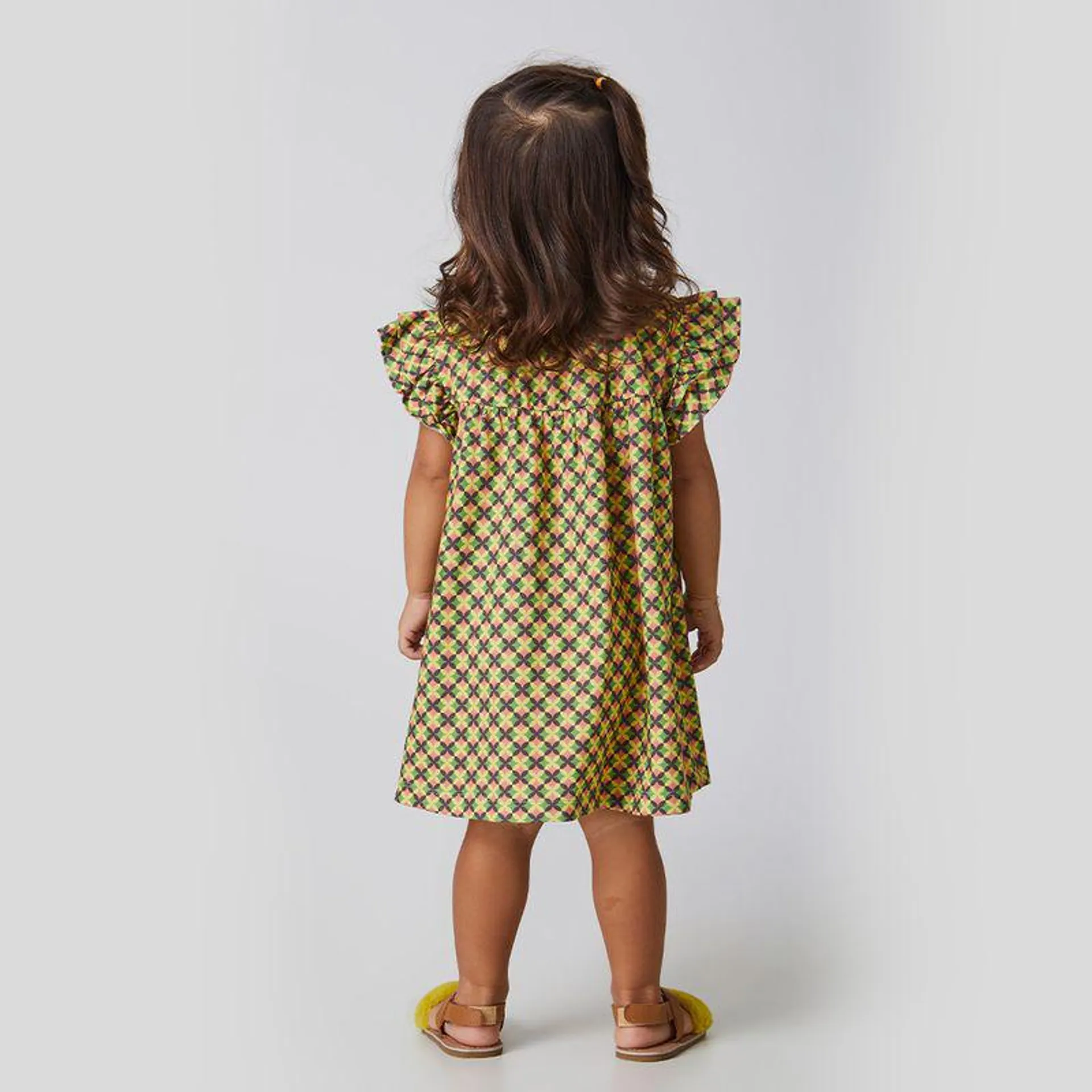 Vestido Toddler Anis Amarelo