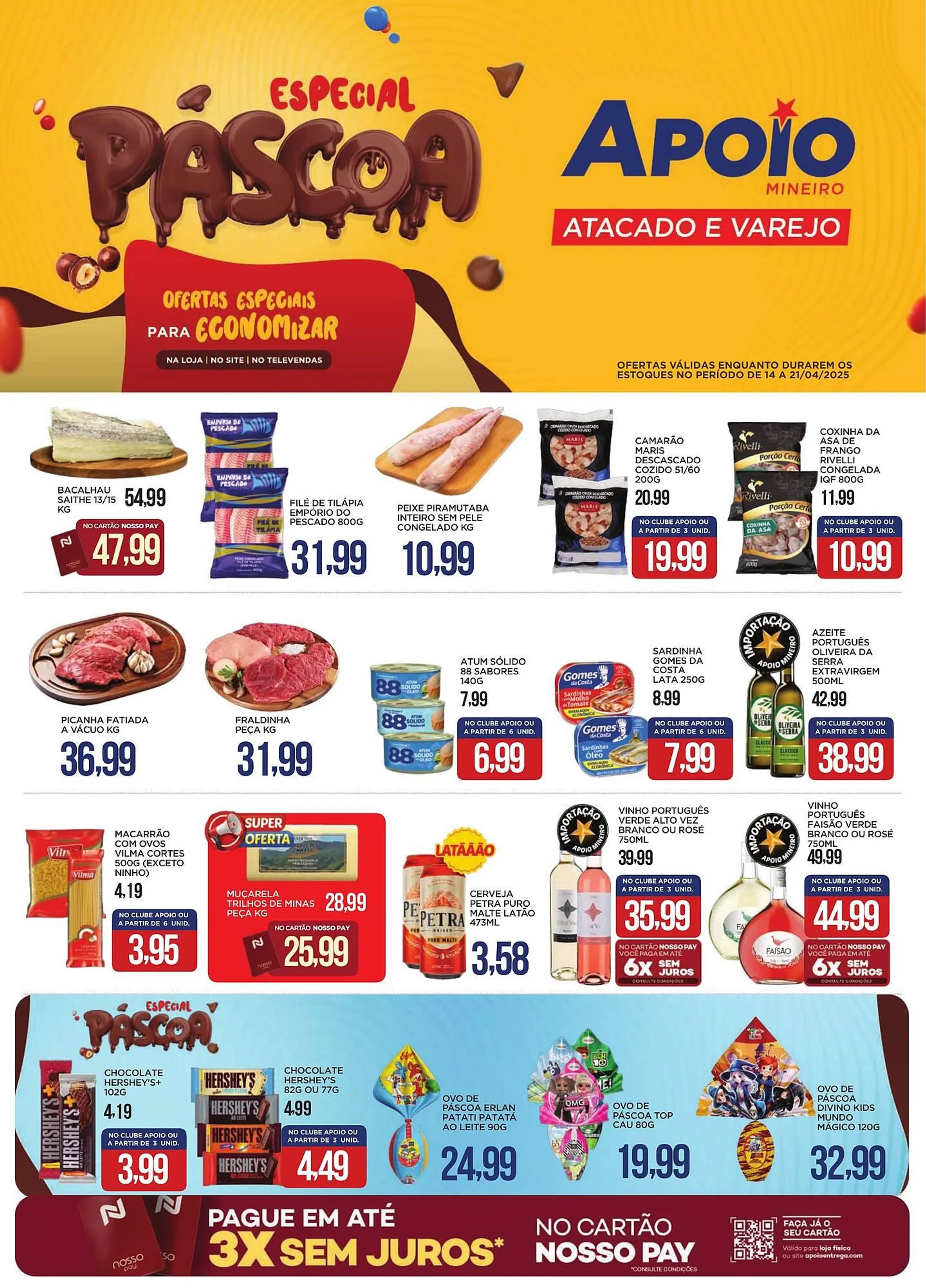 Encarte de Catálogo Apoio Mineiro 14 de abril até 21 de abril 2025 - Pagina 1
