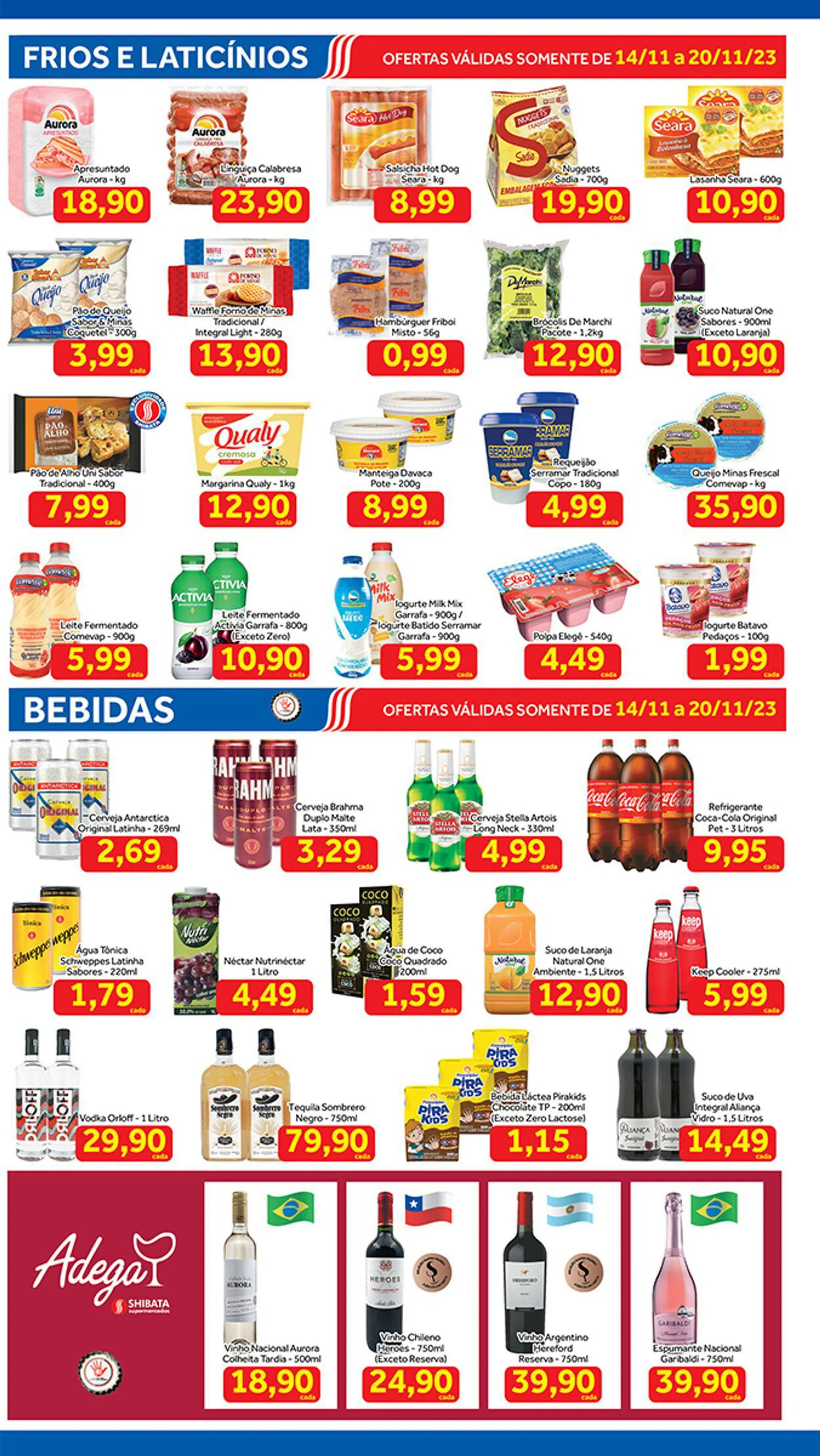 Encarte de Shibata Supermercados - Exceto Itaqua e Poá 14 de novembro até 20 de novembro 2023 - Pagina 3