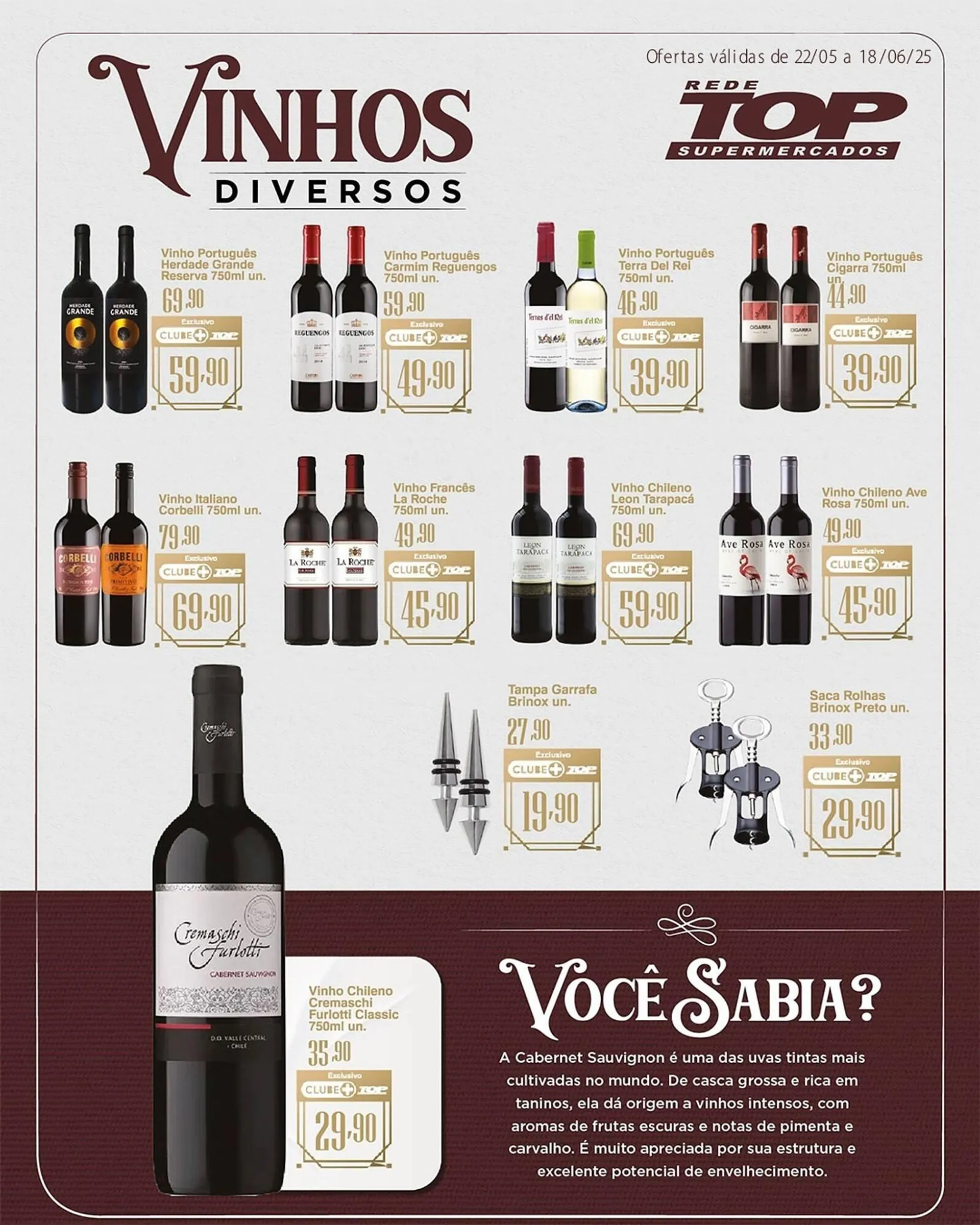 Encarte de Catálogo Rede Top 21 de maio até 18 de junho 2025 - Pagina 2