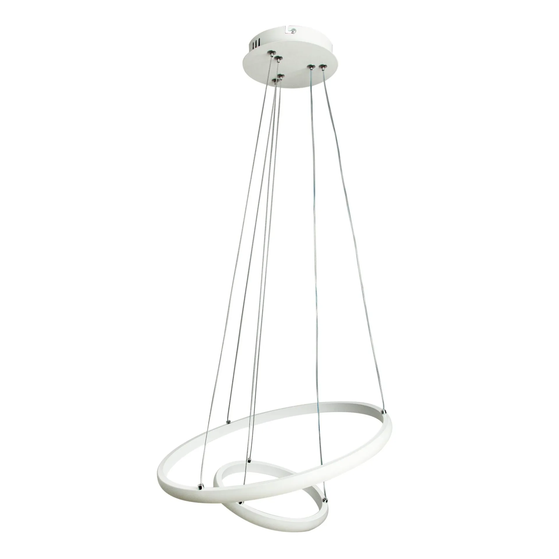 Pendente LED Luz Neutra de Alumínio 37W Branco - Ecoline