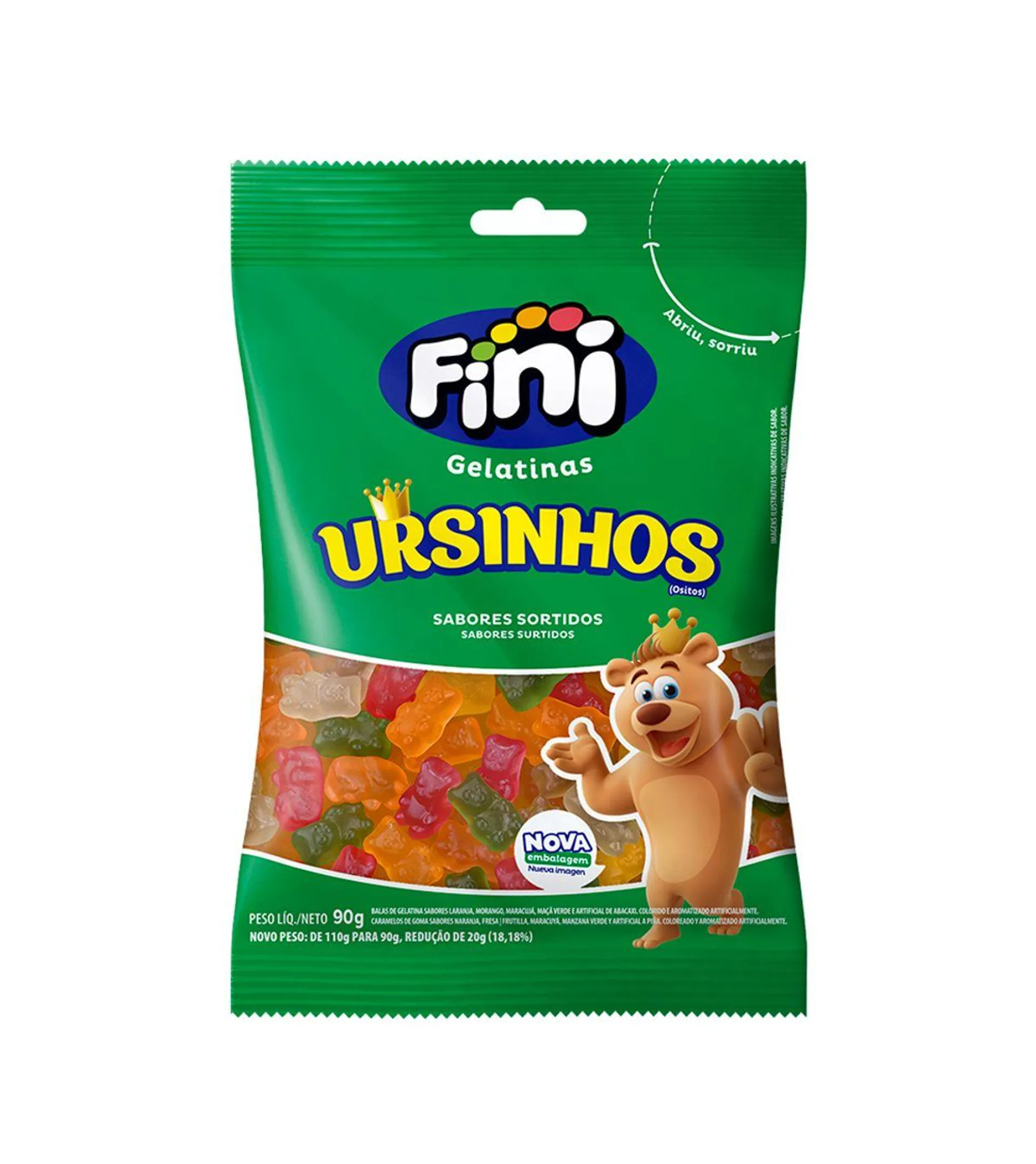 Fini Gelatina 90gr Ursinhos Brilho