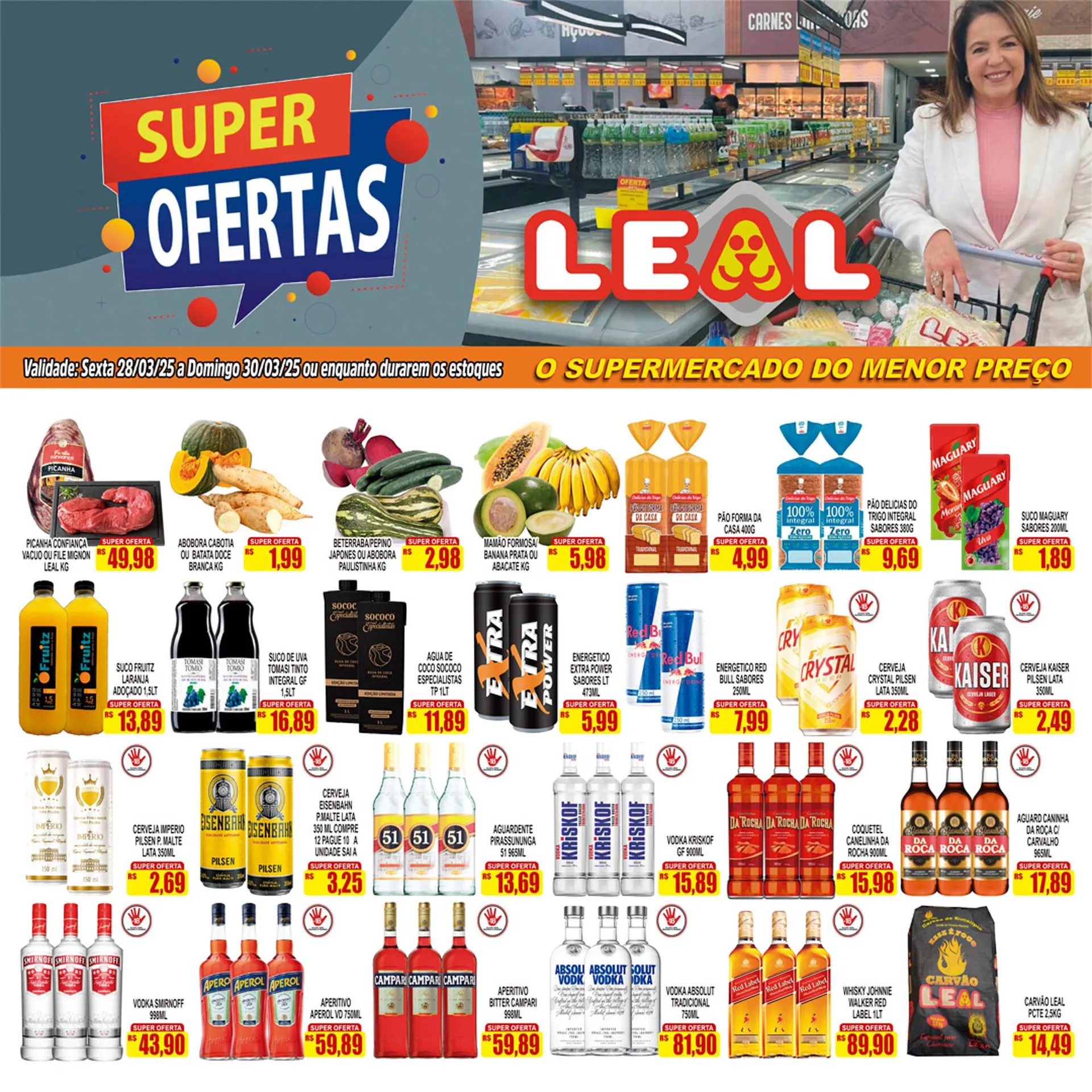Encarte de Catálogo Supermercado leal 28 de março até 30 de março 2025 - Pagina 3