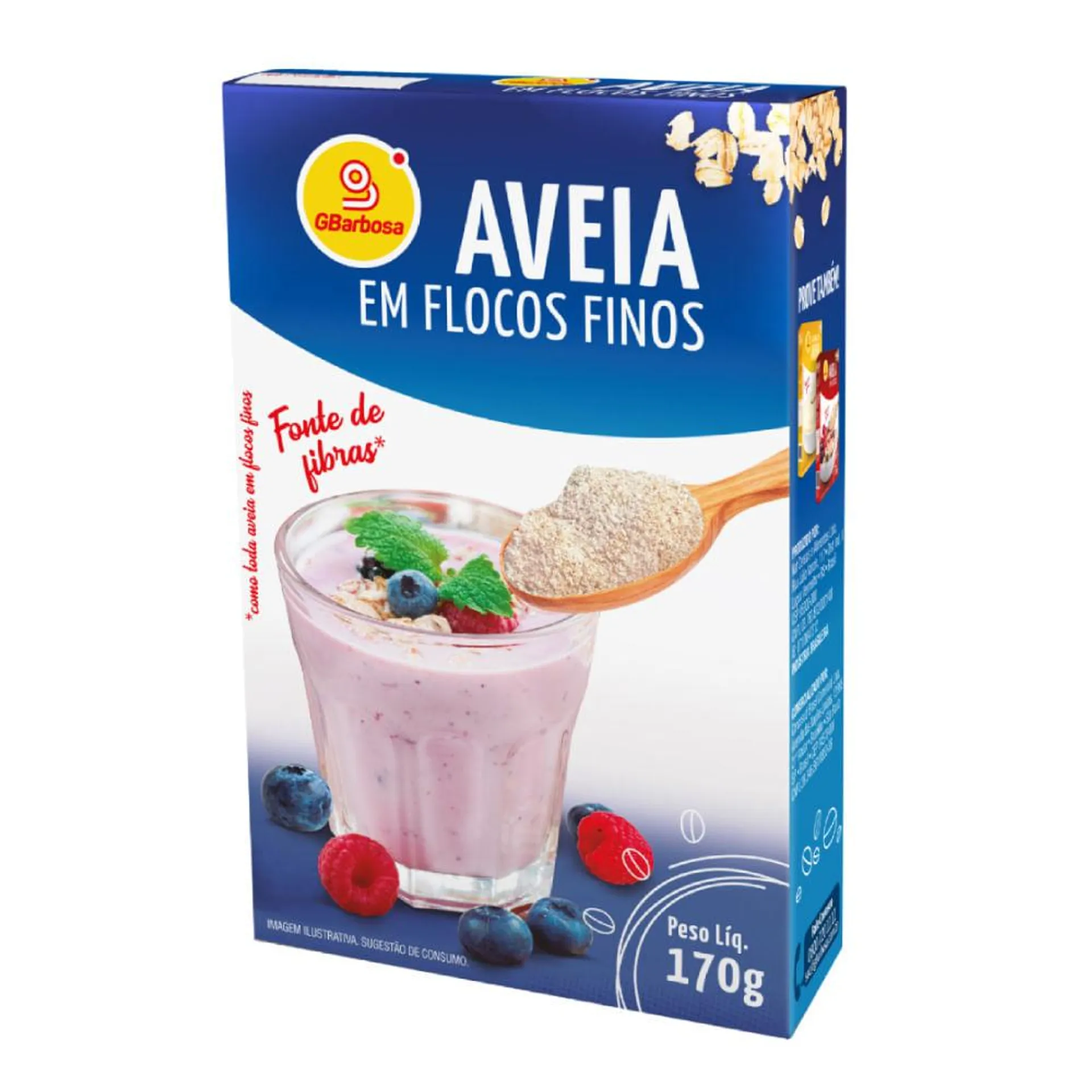 Aveia Flocos Finos GBarbosa 170g