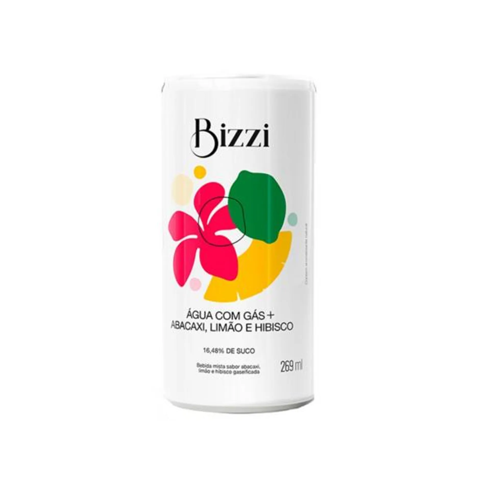 Água Com Gás Bizzi Abacaxi e Limão 269ml
