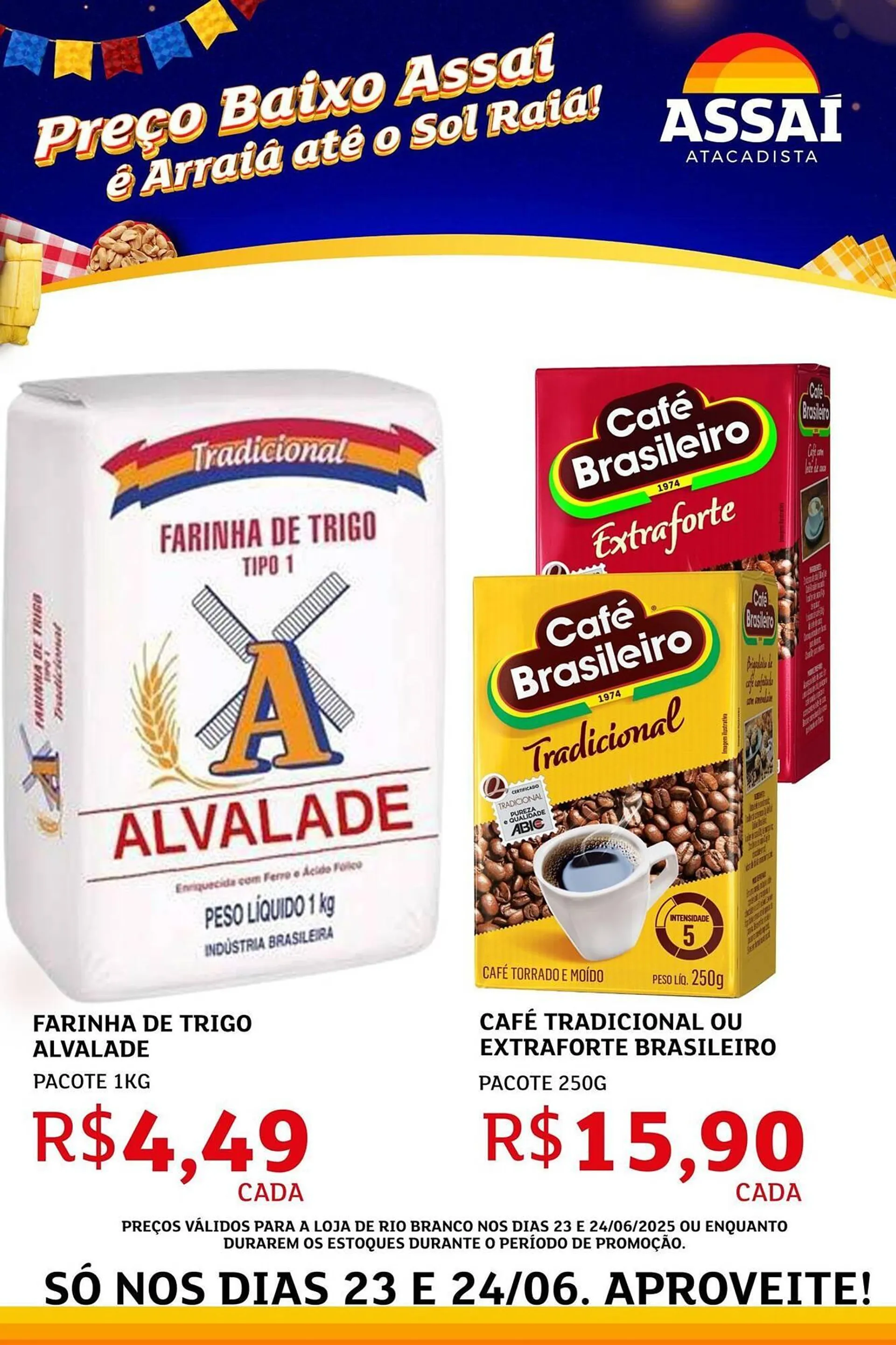 Encarte de Catálogo Assaí Atacadista 23 de junho até 24 de junho 2025 - Pagina 1