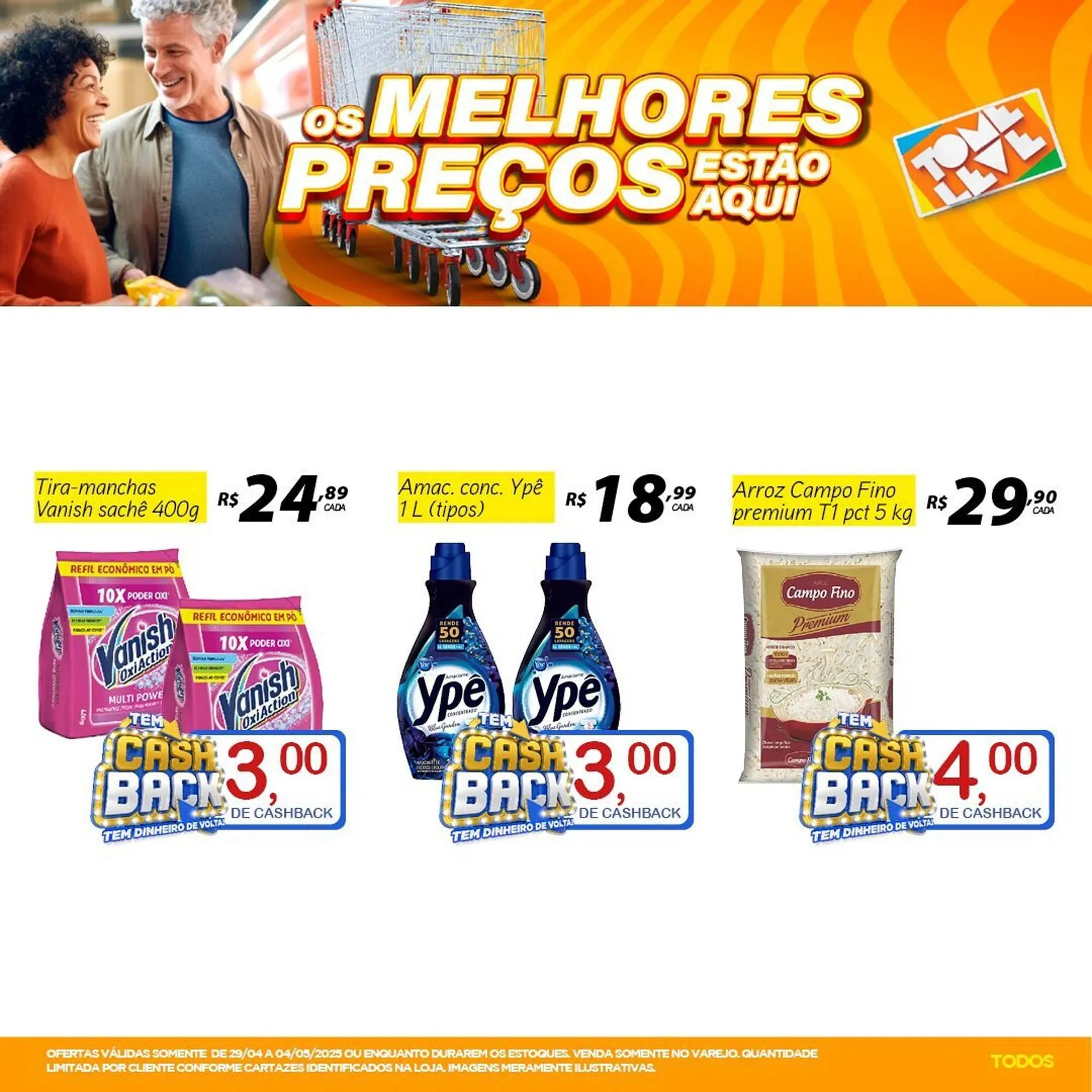 Encarte de Catálogo Tome Leve 29 de abril até 4 de maio 2025 - Pagina 2