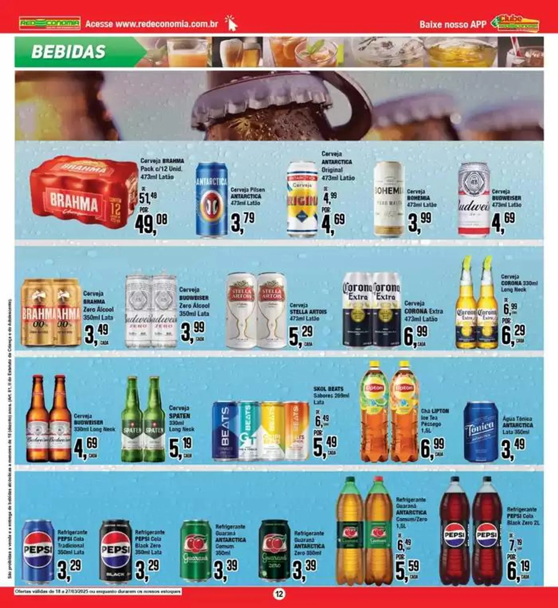 Encarte de Ofertas Rede Economia 21 de março até 23 de março 2025 - Pagina 12