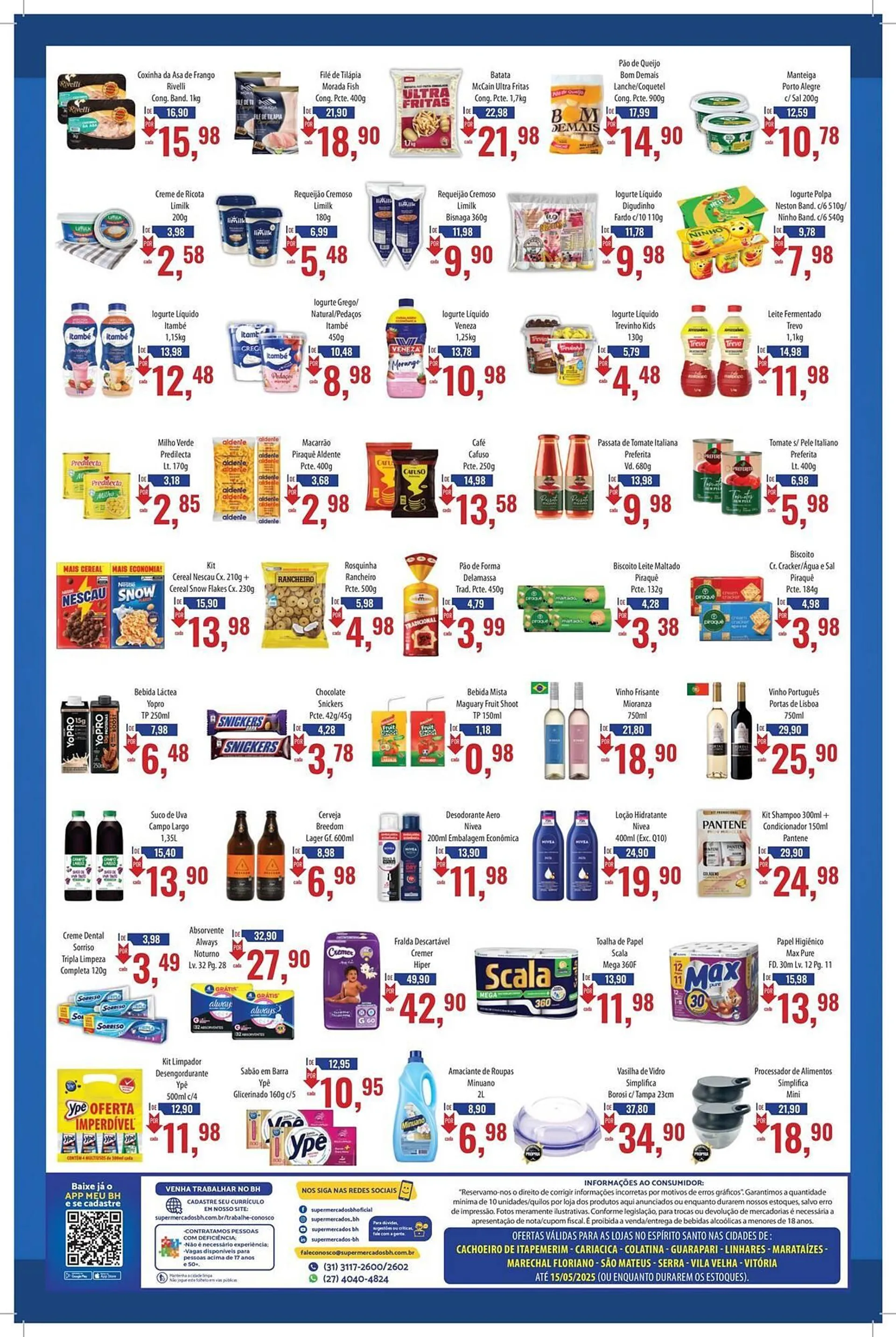 Encarte de Catálogo Supermercados BH 5 de maio até 15 de maio 2025 - Pagina 2