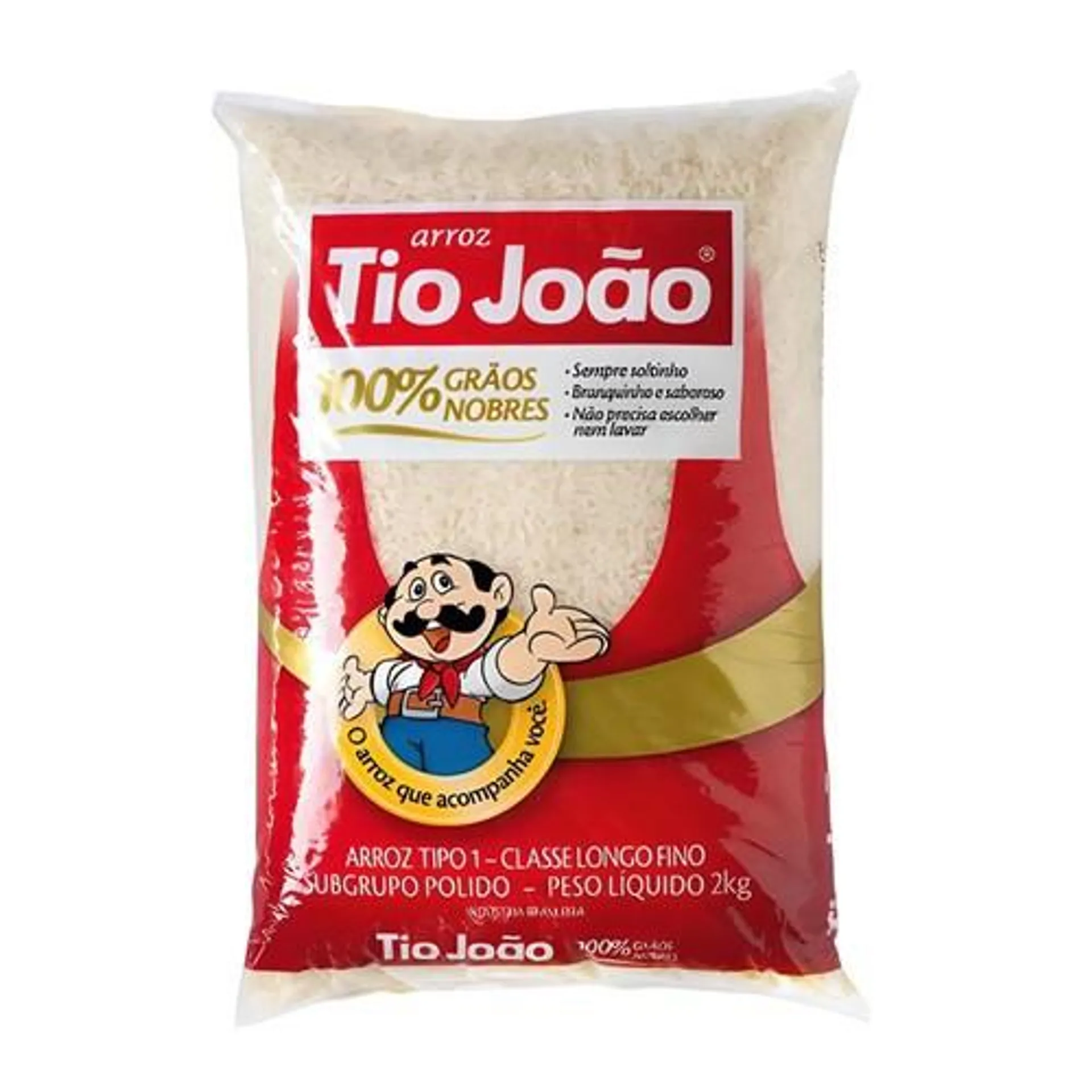 Arroz Tipo 1 Tio João 2kg