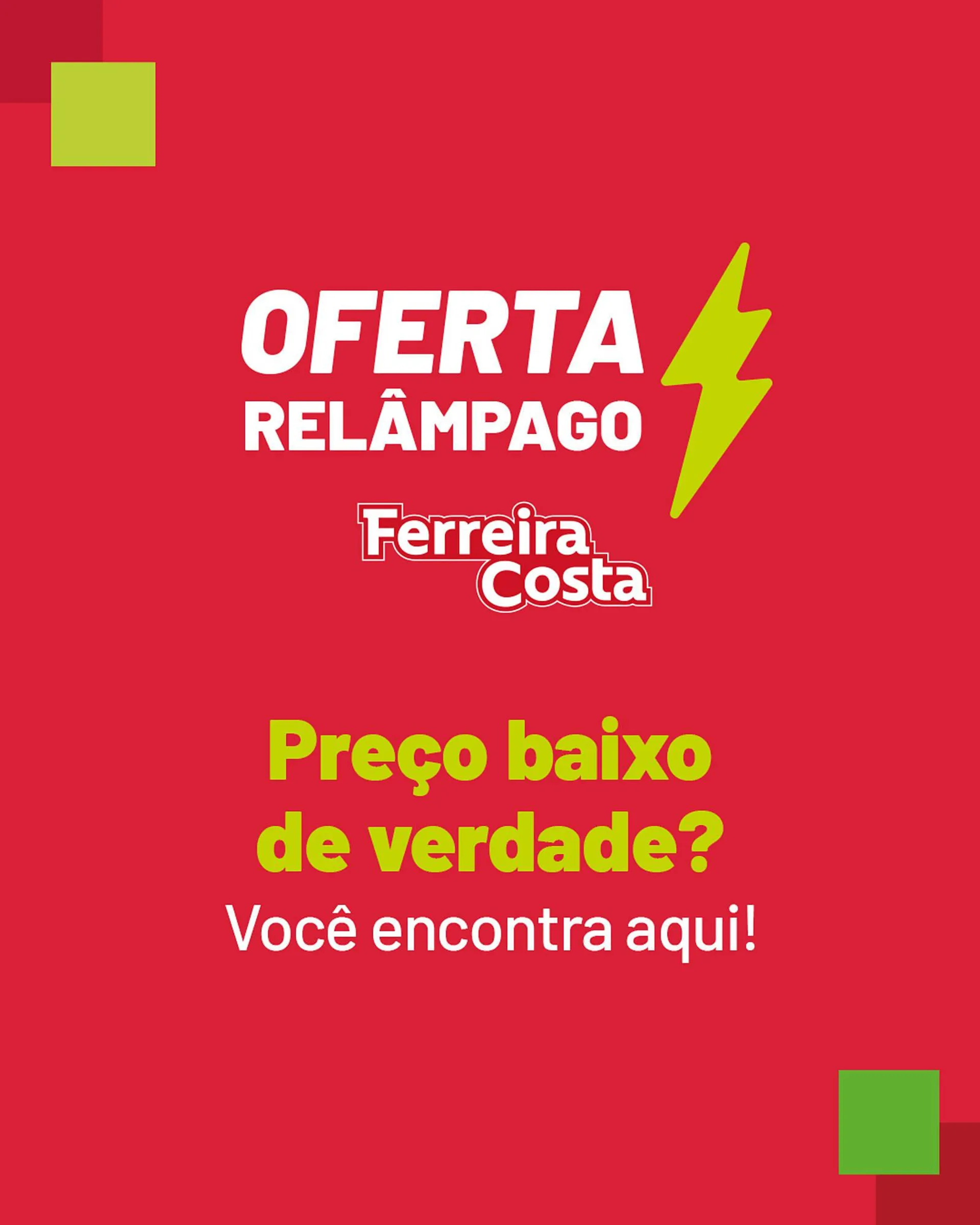 Encarte de Catálogo Ferreira Costa 30 de abril até 5 de maio 2025 - Pagina 1