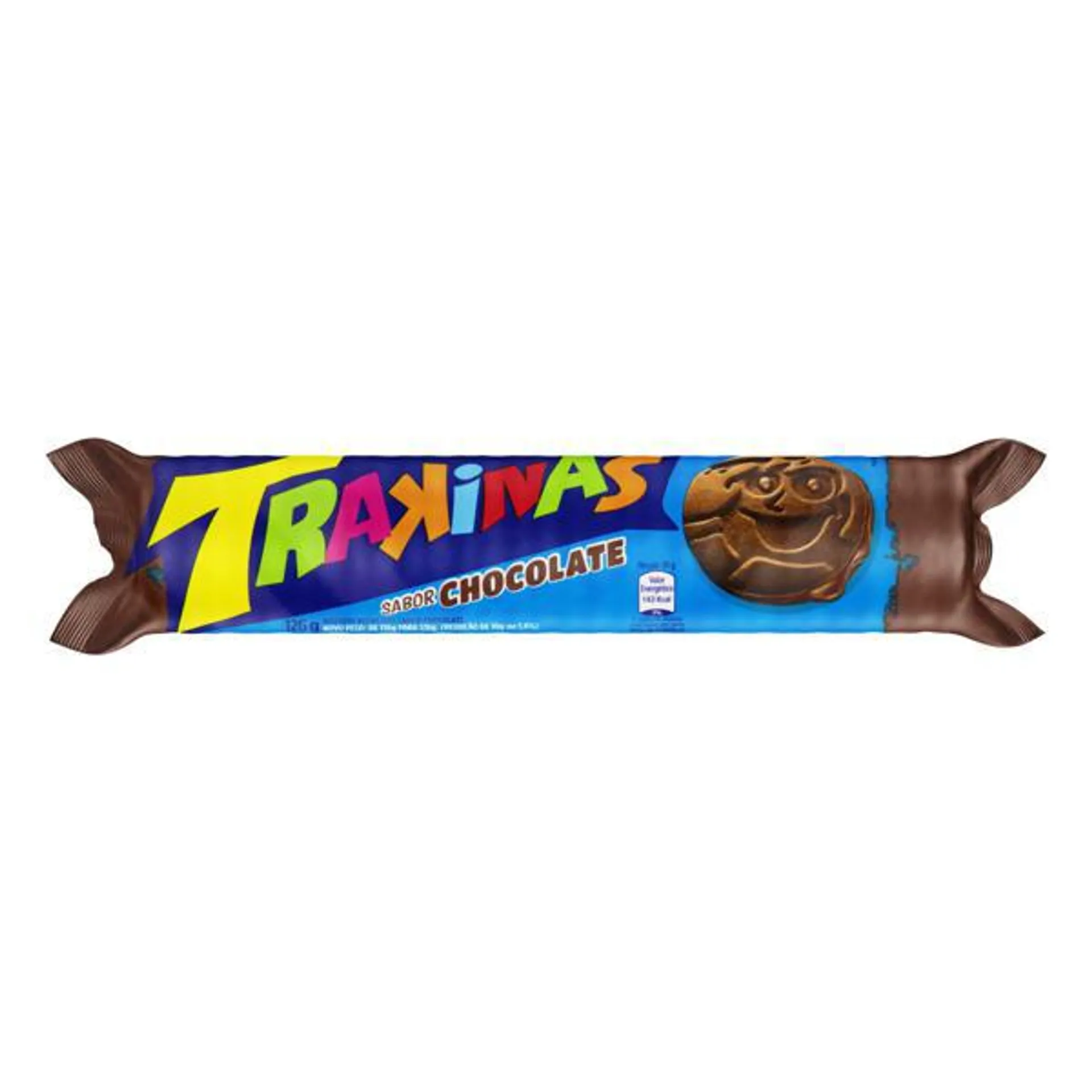 Biscoito Recheio Chocolate Trakinas Pacote 126g