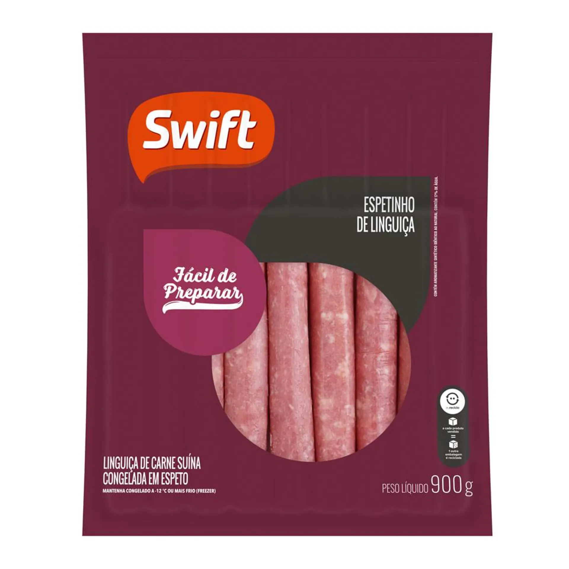 Espetinho Linguiça Swift 900g