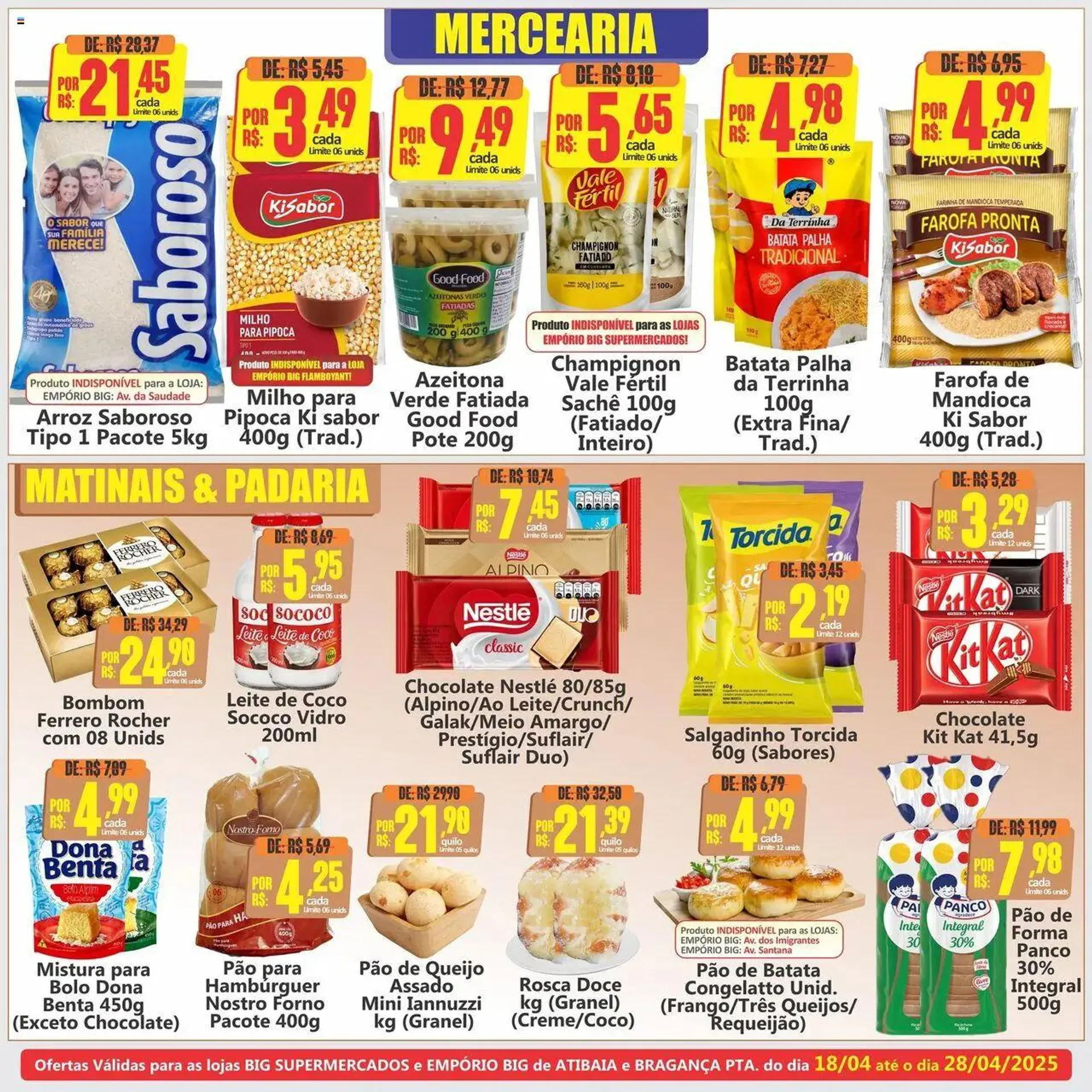 Encarte de Big Supermercados - Ofertas da semana 18 de abril até 28 de abril 2025 - Pagina 4